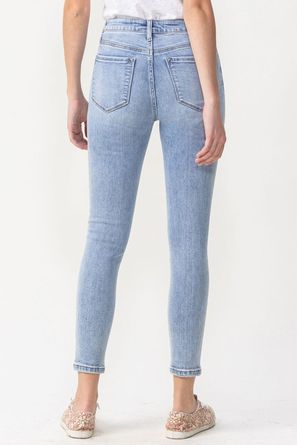Lovervet Full Size Talia High Rise Crop Skinny Jeans - nailedmoms