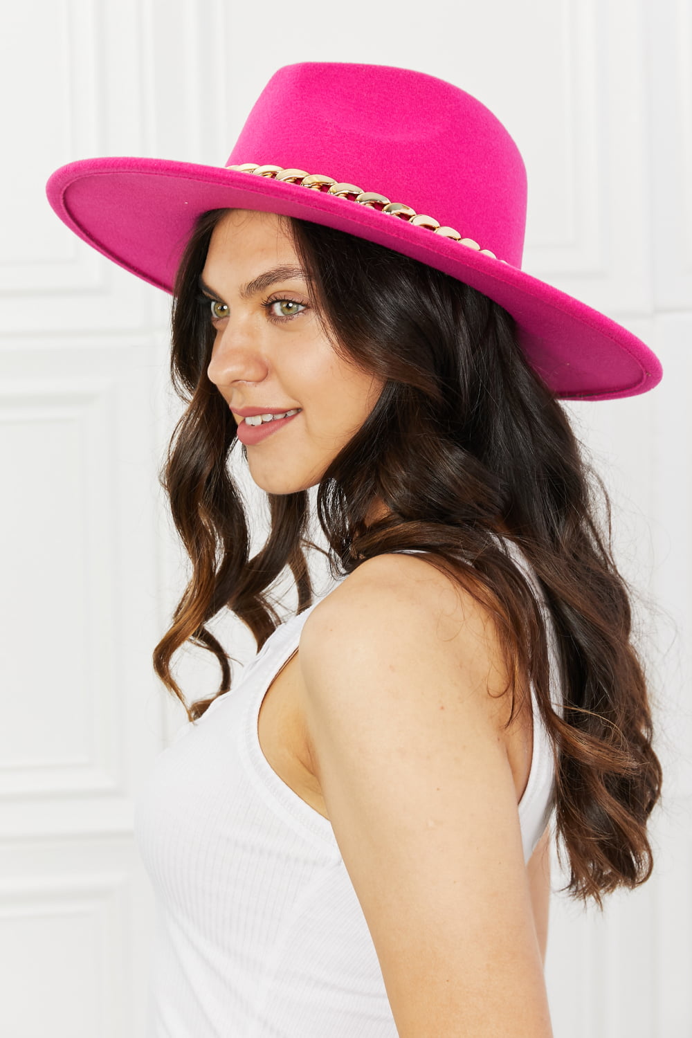 Fame Keep Your Promise Fedora Hat in Pink - nailedmoms