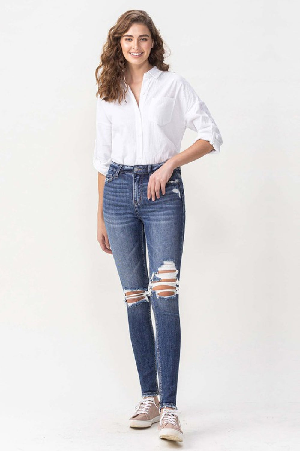 Lovervet Hayden Full Size High Rise Skinny - nailedmoms