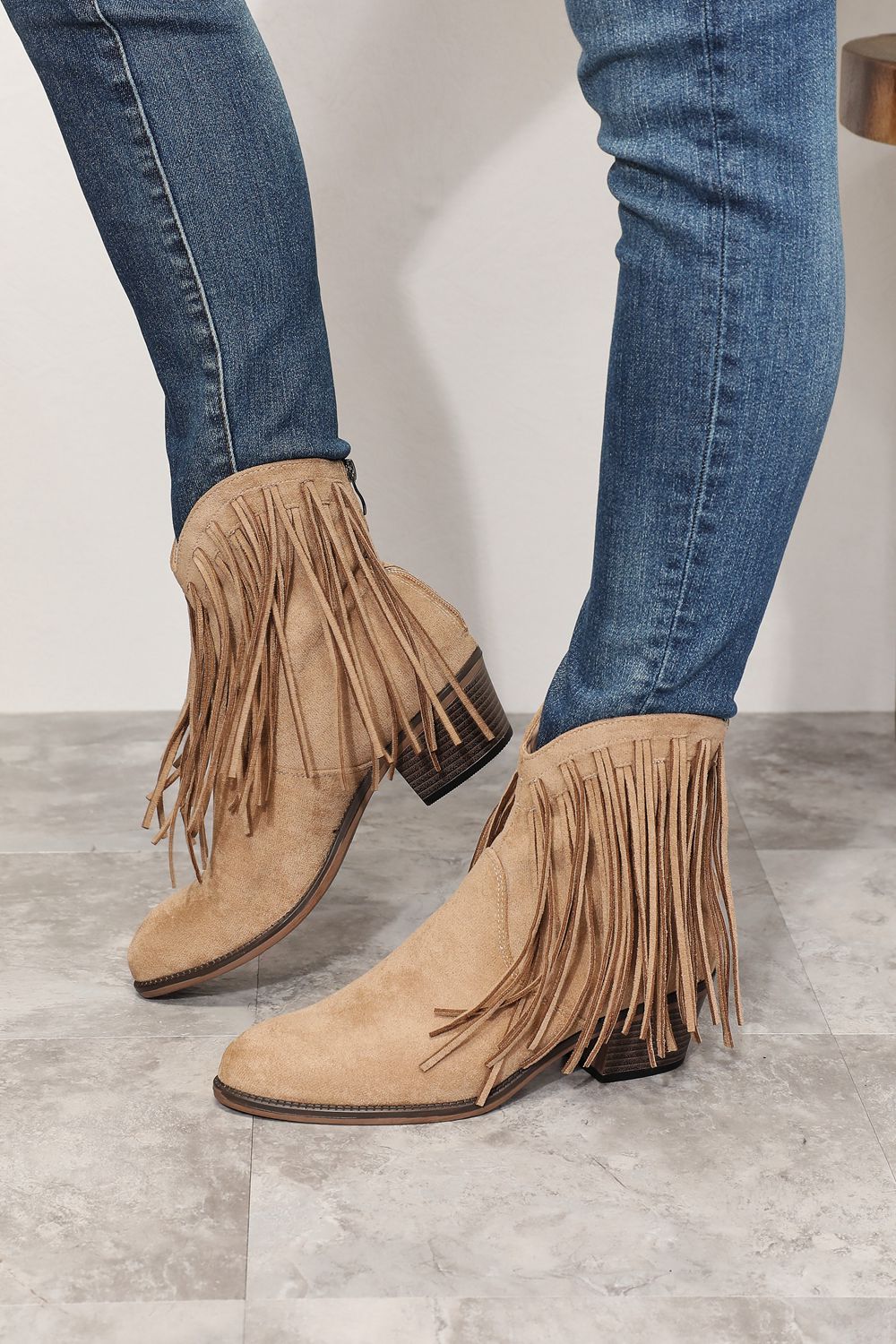 Legend Women's Fringe Cowboy Western Ankle Boots - nailedmoms