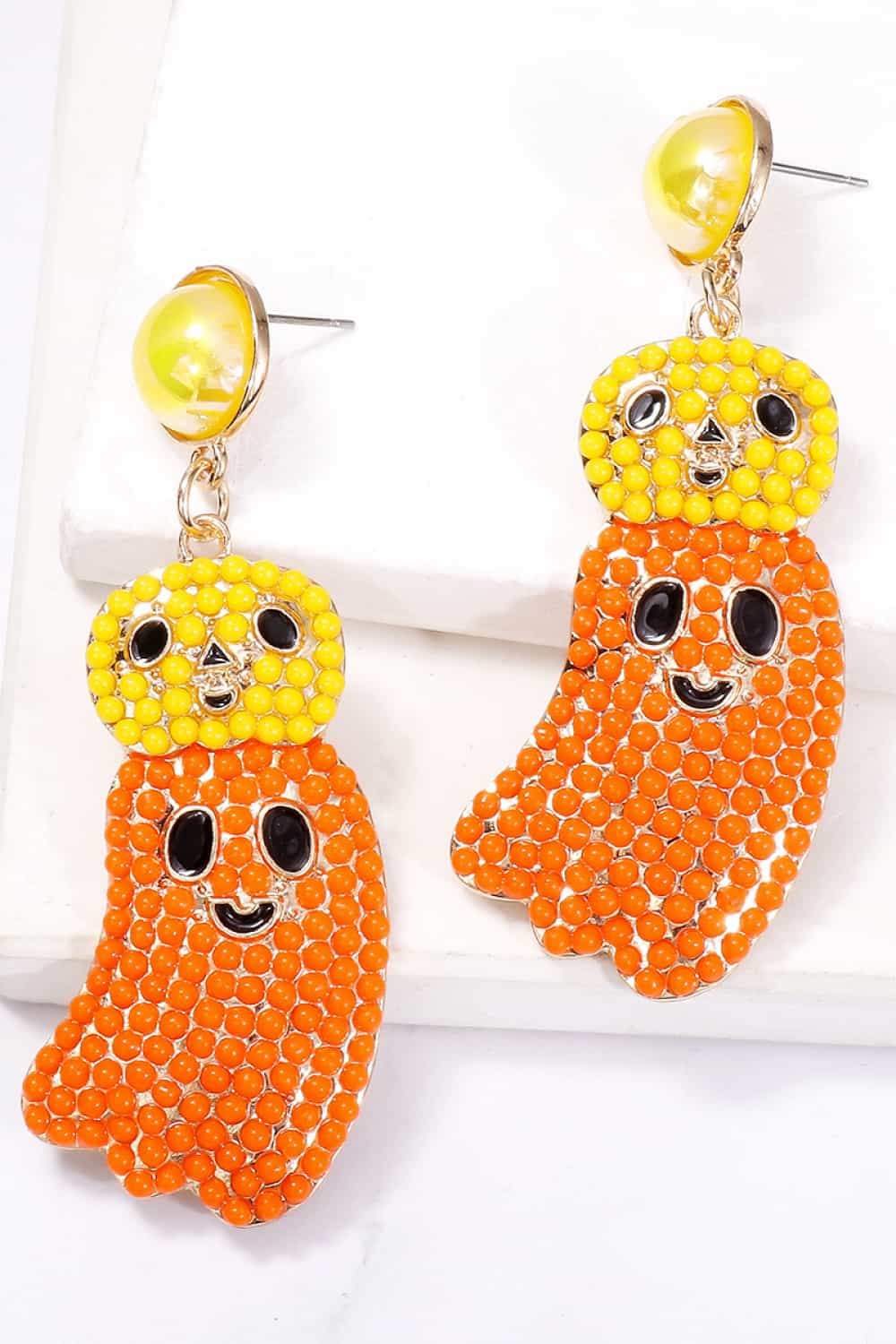 Halloween Ghost Shape Dangle Earrings - nailedmoms