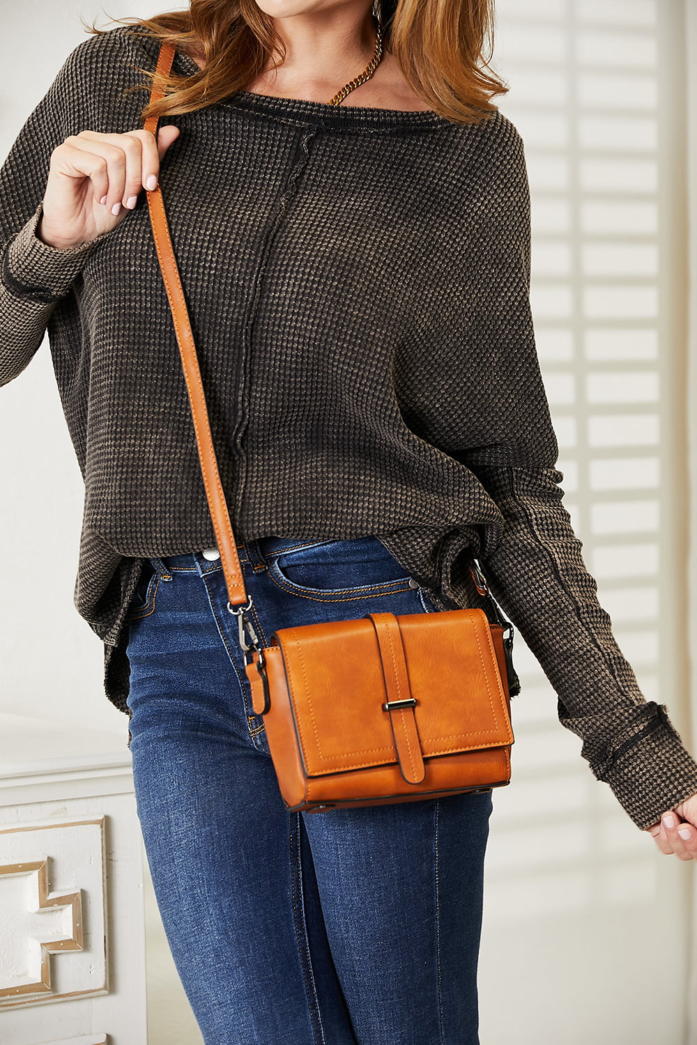 SHOMICO PU Leather Crossbody Bag - nailedmoms