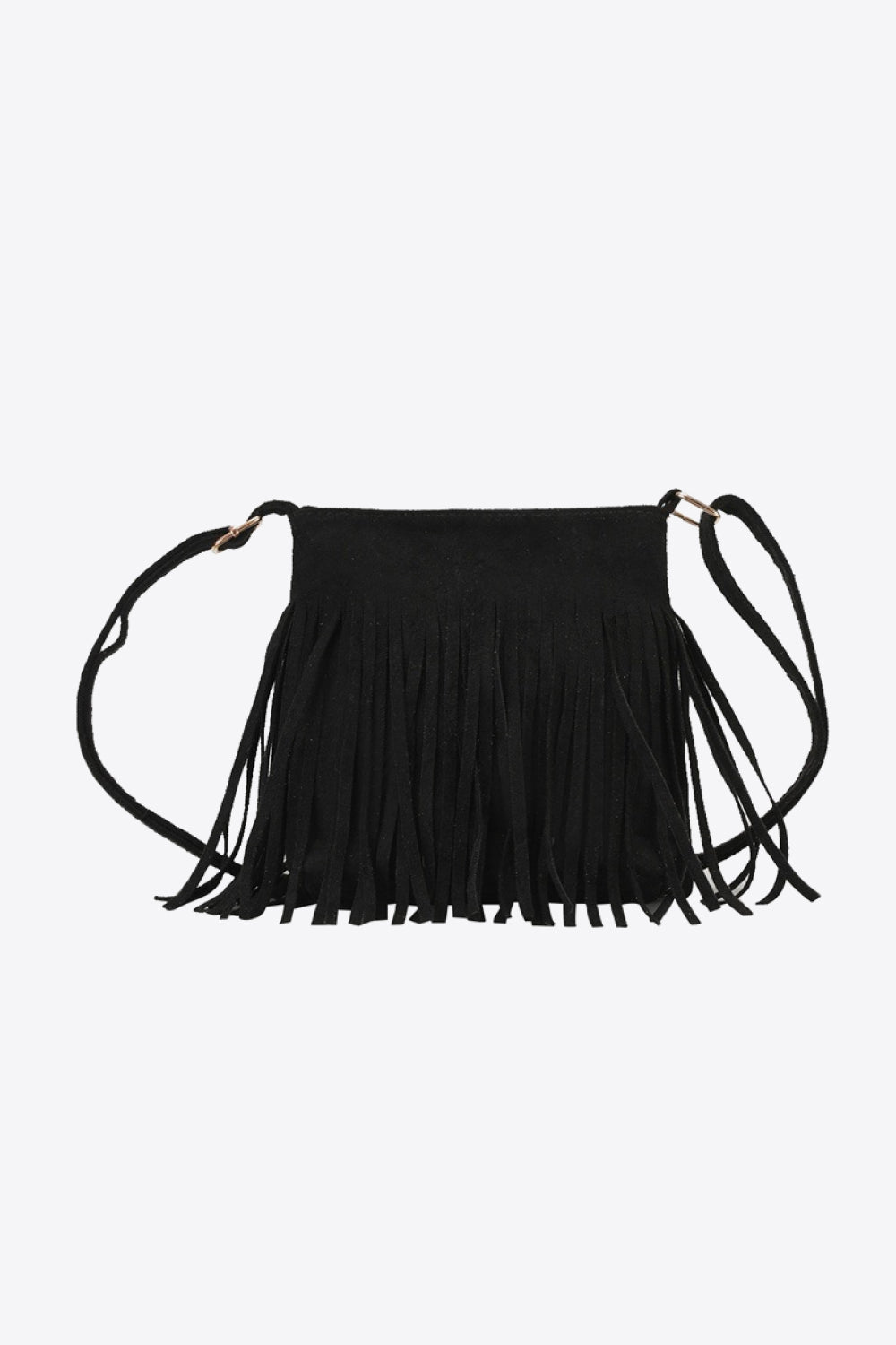 PU Leather Crossbody Bag with Fringe - nailedmoms