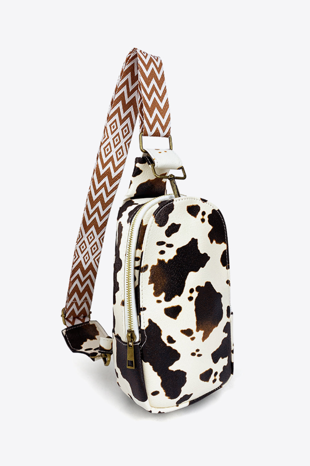 Printed PU Leather Sling Bag - nailedmoms