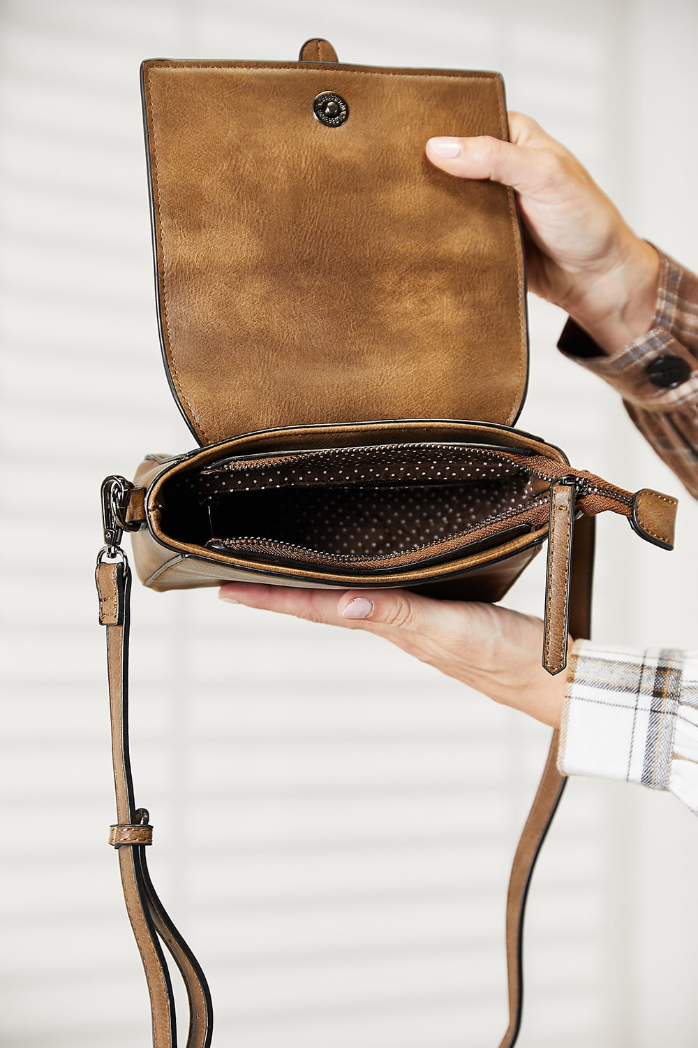 SHOMICO PU Leather Crossbody Bag - nailedmoms
