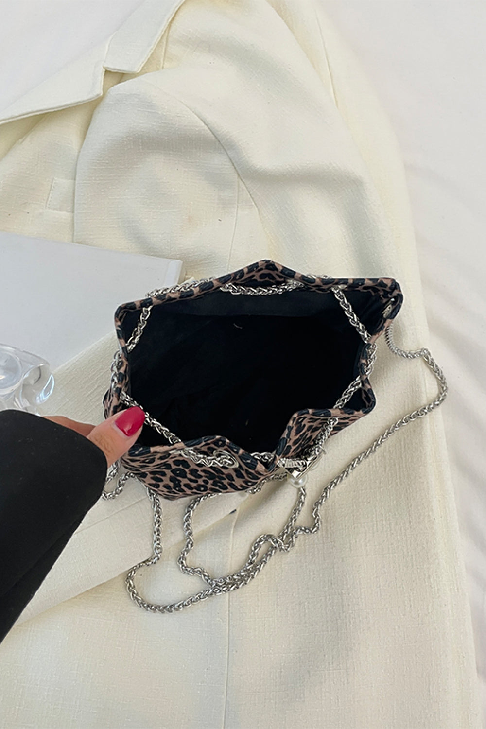 Animal Print Nylon Bucket Bag - nailedmoms