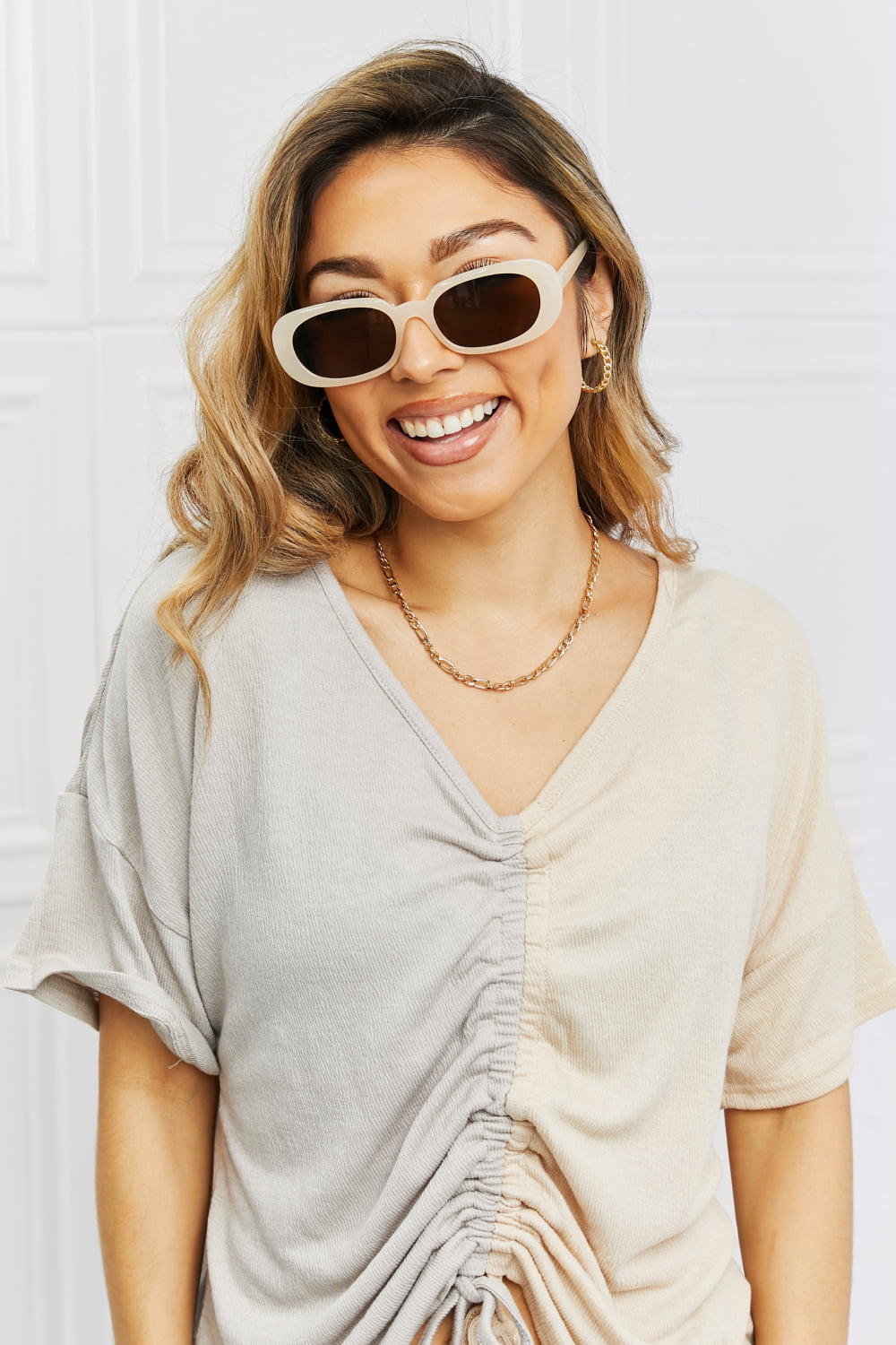 Oval Full Rim Sunglasses - nailedmoms