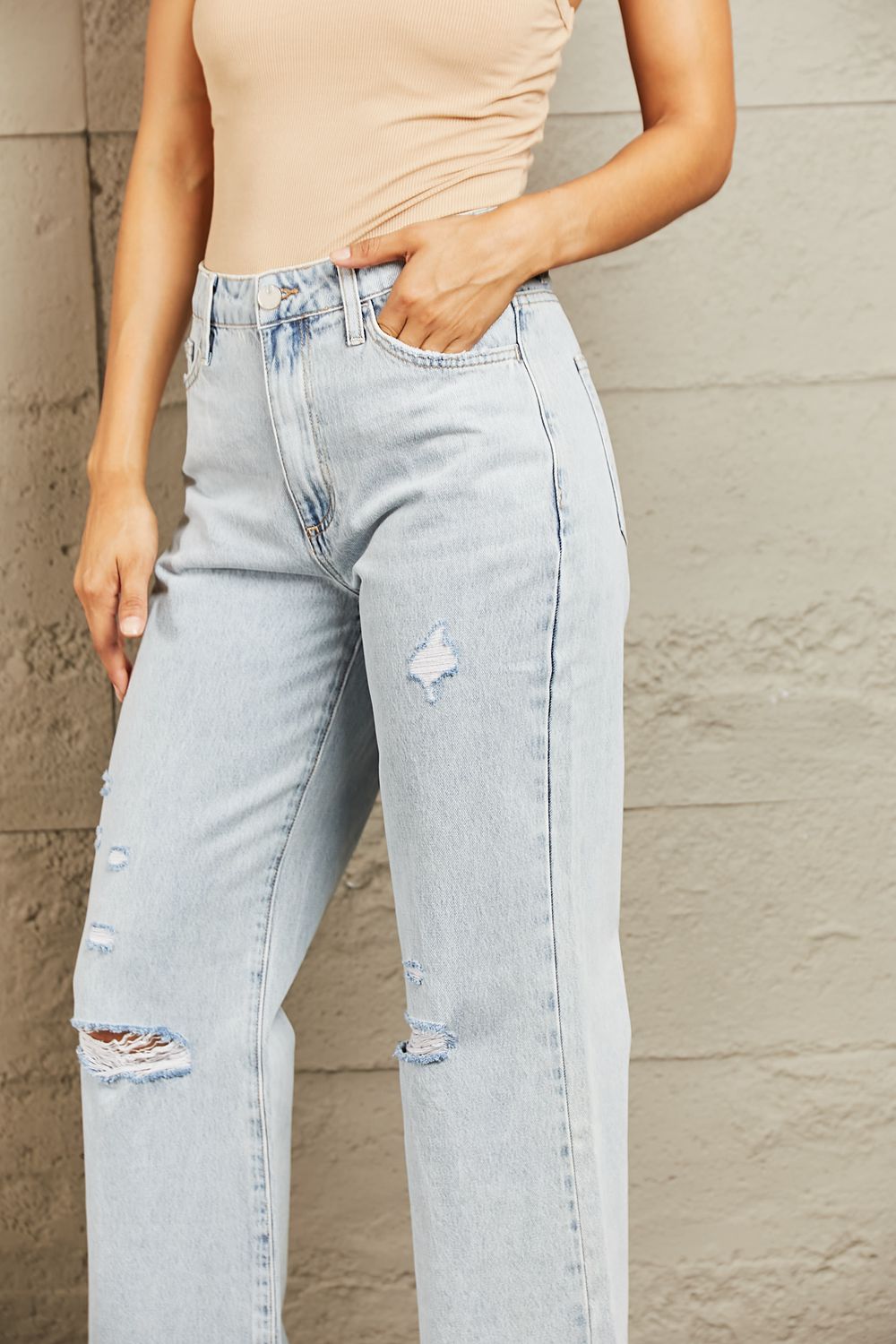 BAYEAS High Waist Flare Jeans - nailedmoms