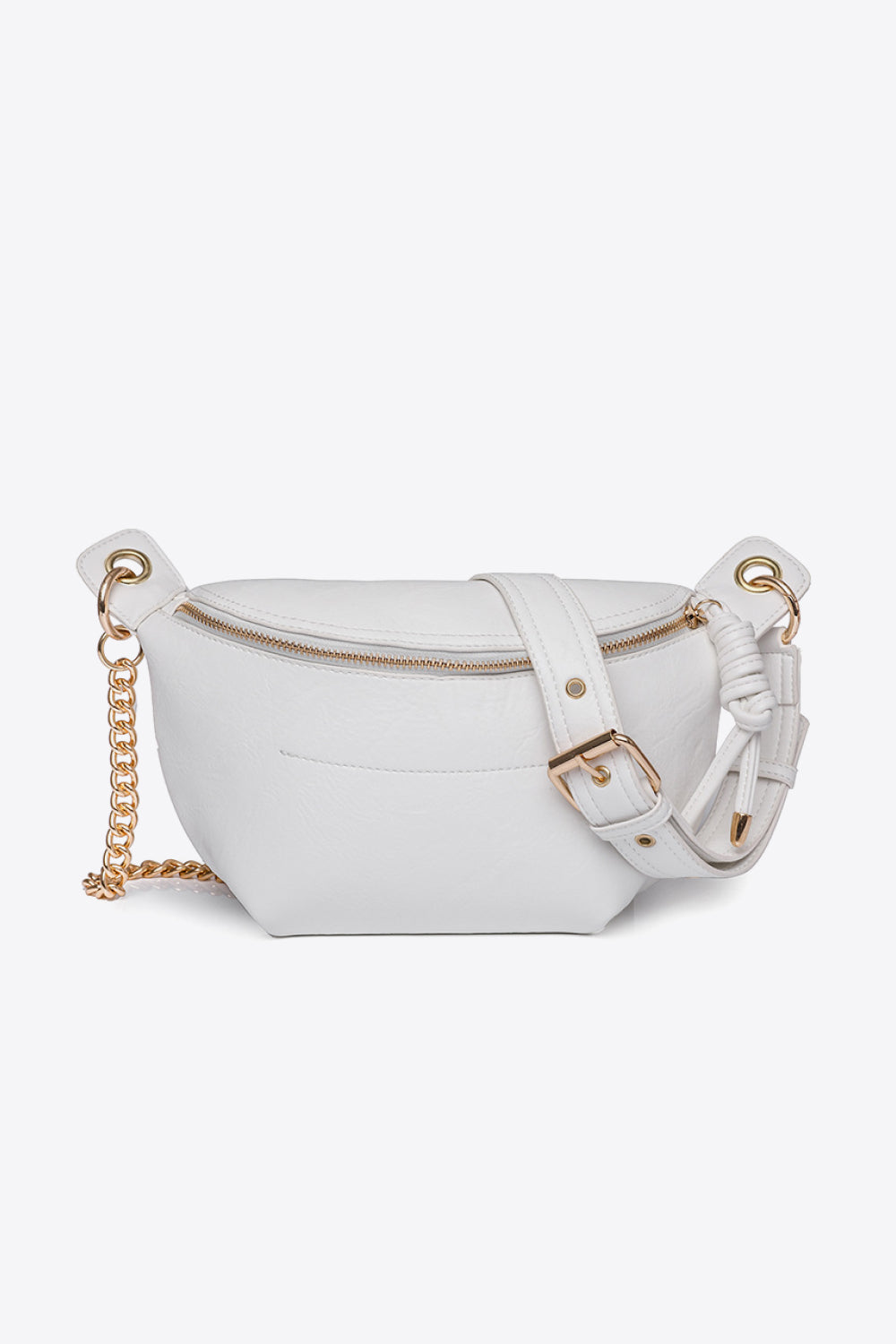 PU Leather Chain Strap Crossbody Bag - nailedmoms