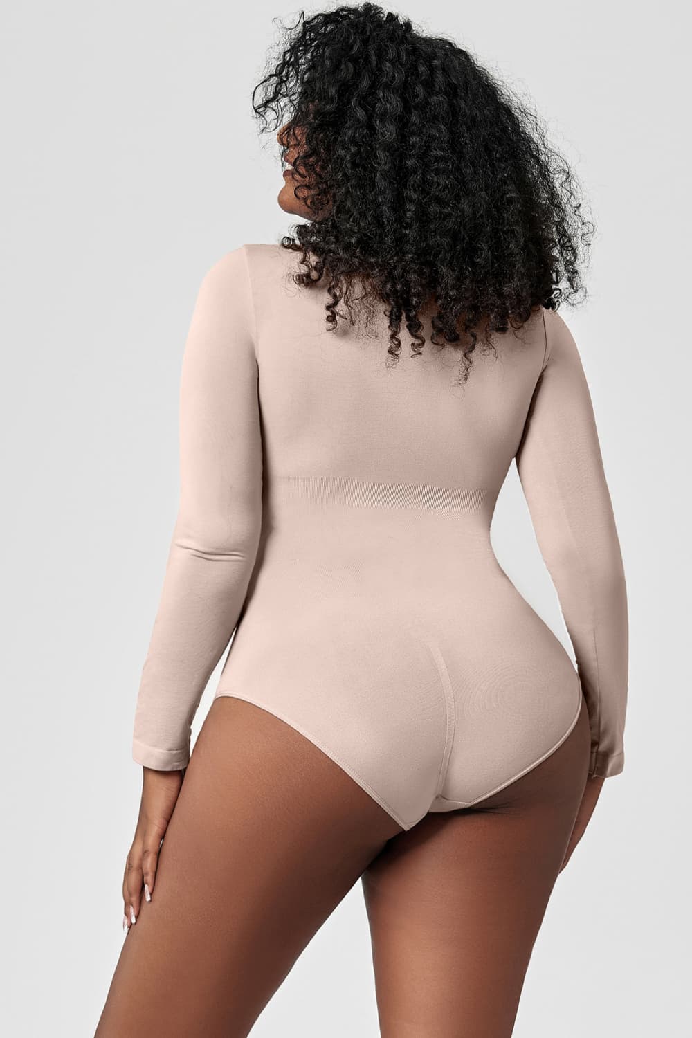 Long Sleeve Shaping Bodysuit - nailedmoms