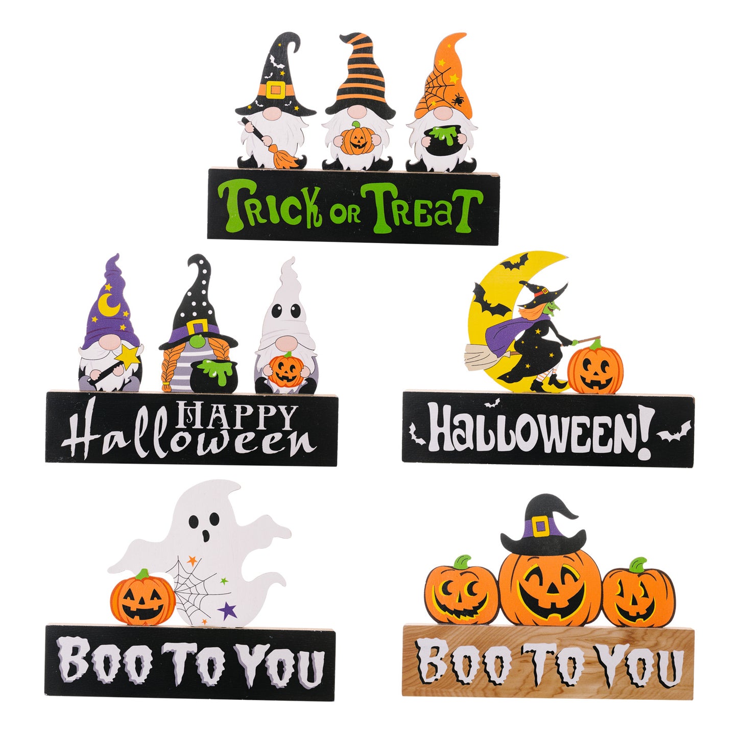 Assorted 2-Piece Halloween Element Ornaments - nailedmoms