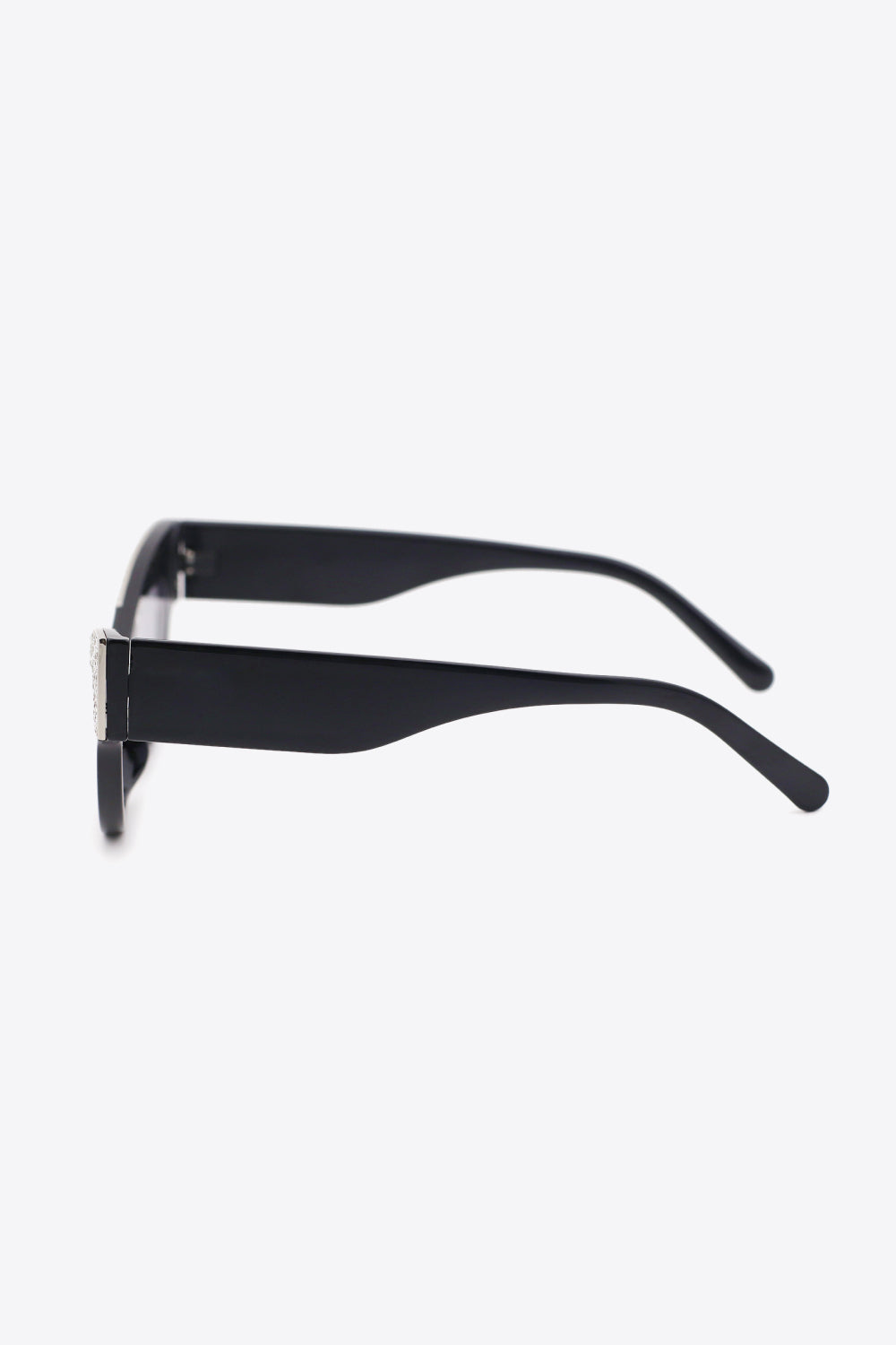 UV400 Rhinestone Trim Cat-Eye Sunglasses - nailedmoms