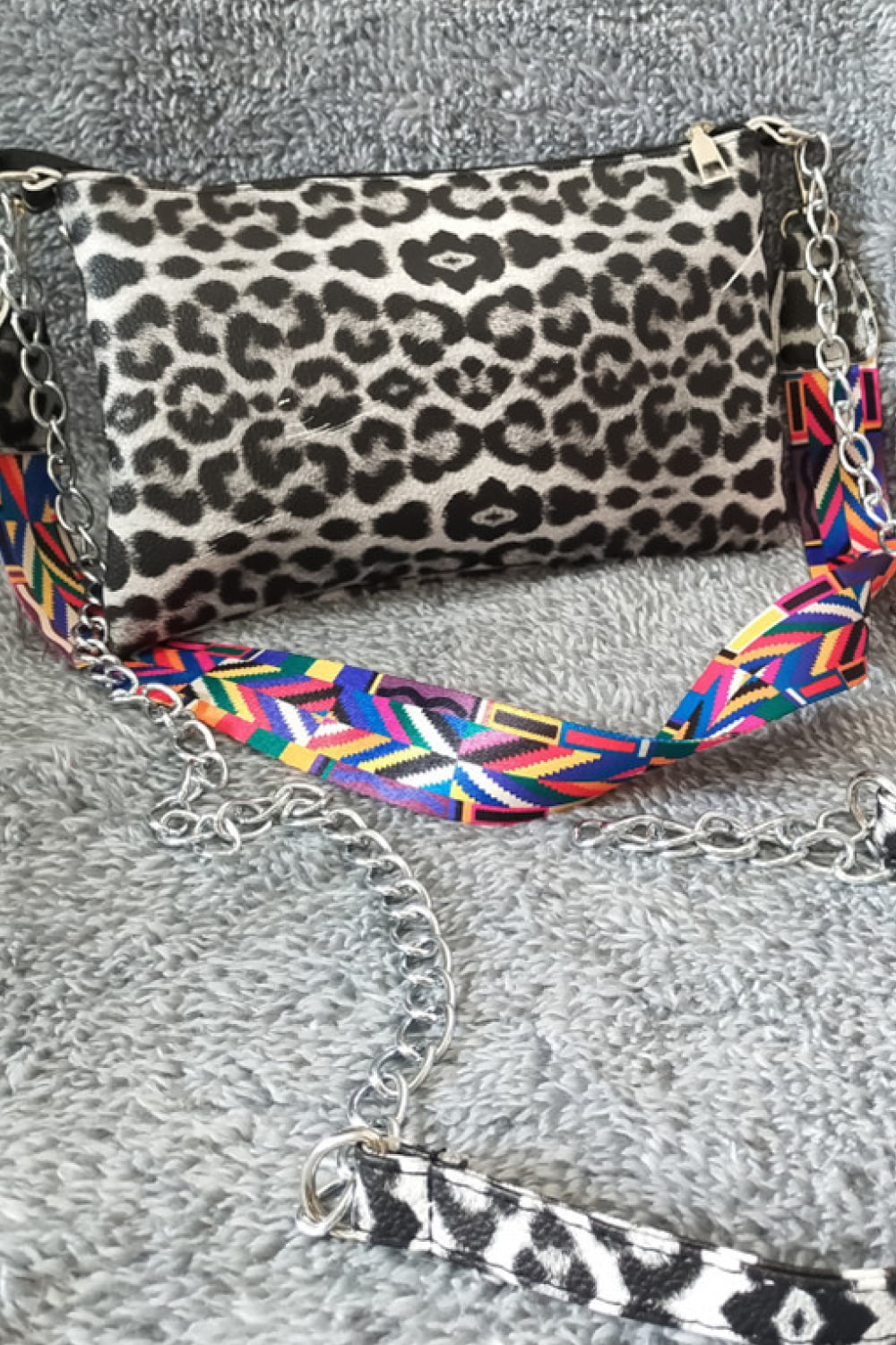 PU Leather Studded Shoulder Bag - nailedmoms
