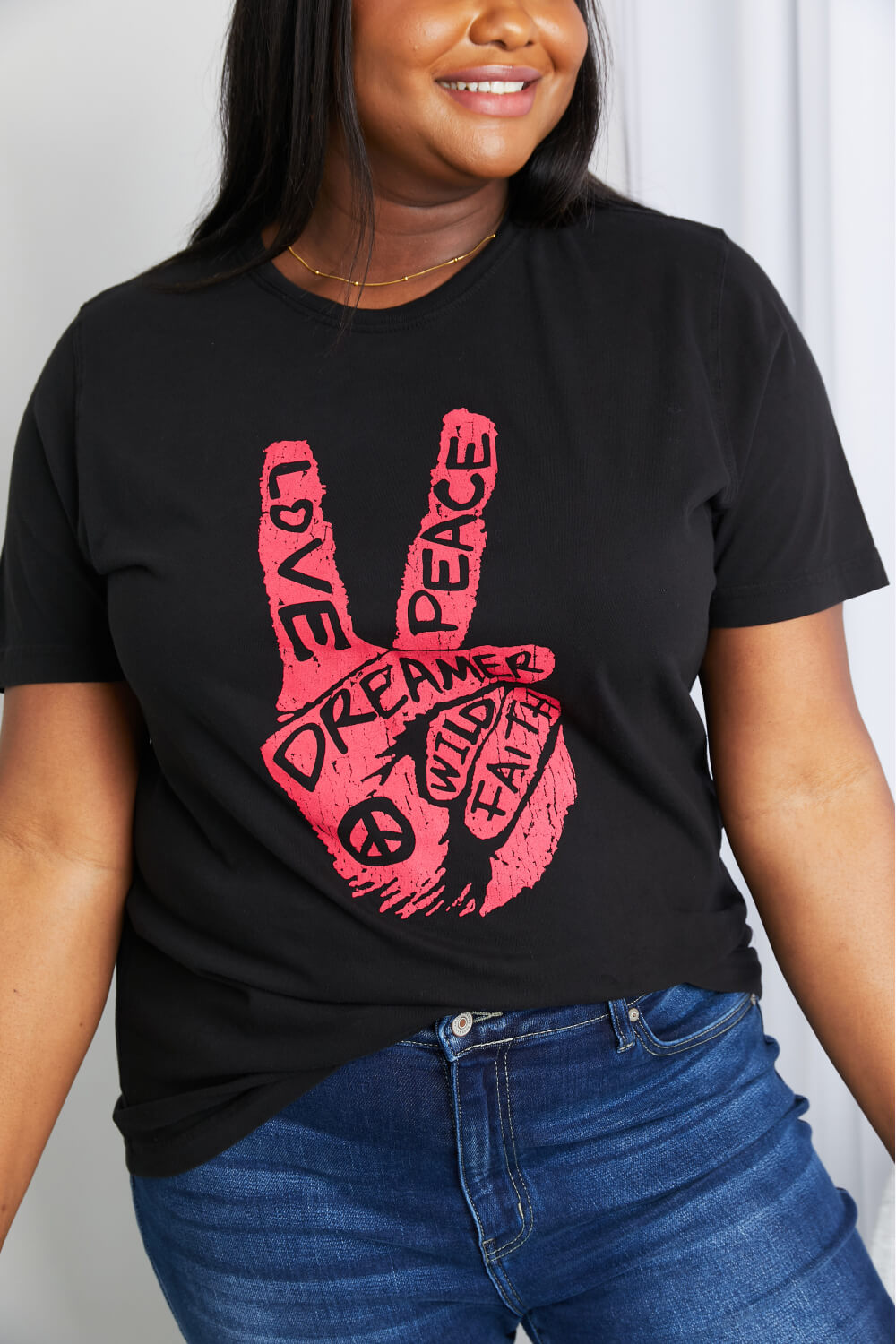 mineB Full Size Graphic Tunic T-Shirt - nailedmoms