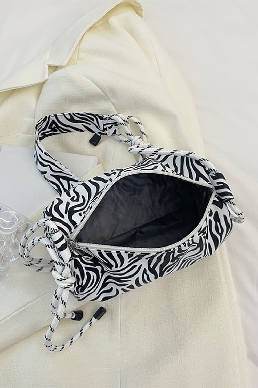 Animal Print Nylon Handbag - nailedmoms