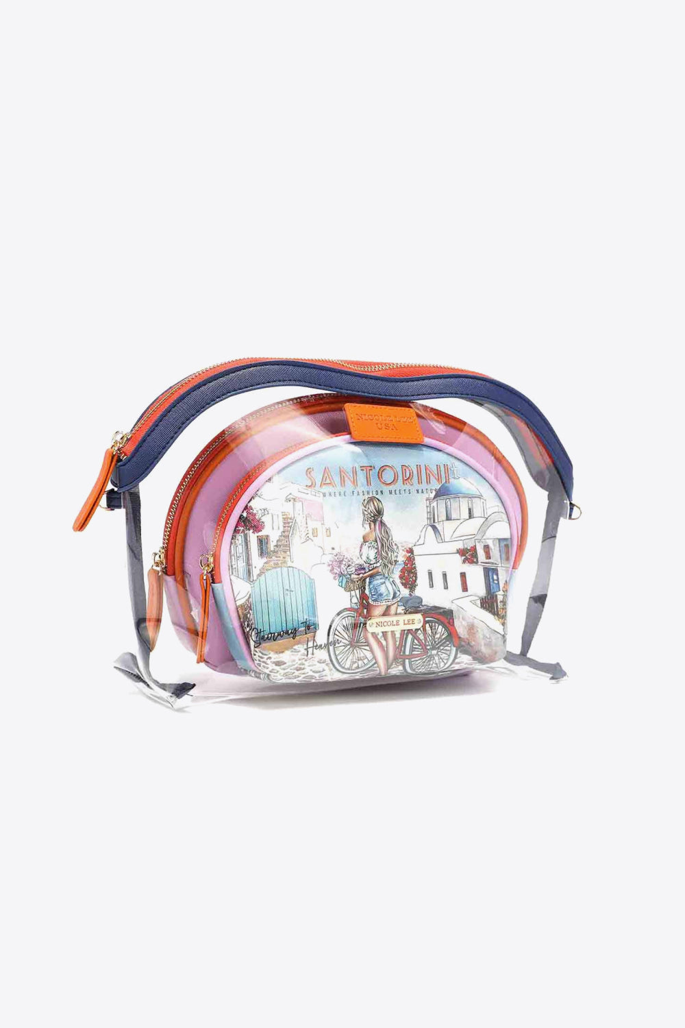 Nicole Lee USA 3-Piece Patterned Crossbody Pouch - nailedmoms