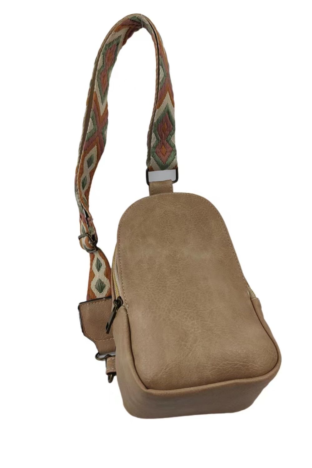 Adjustable Strap PU Leather Sling Bag - nailedmoms