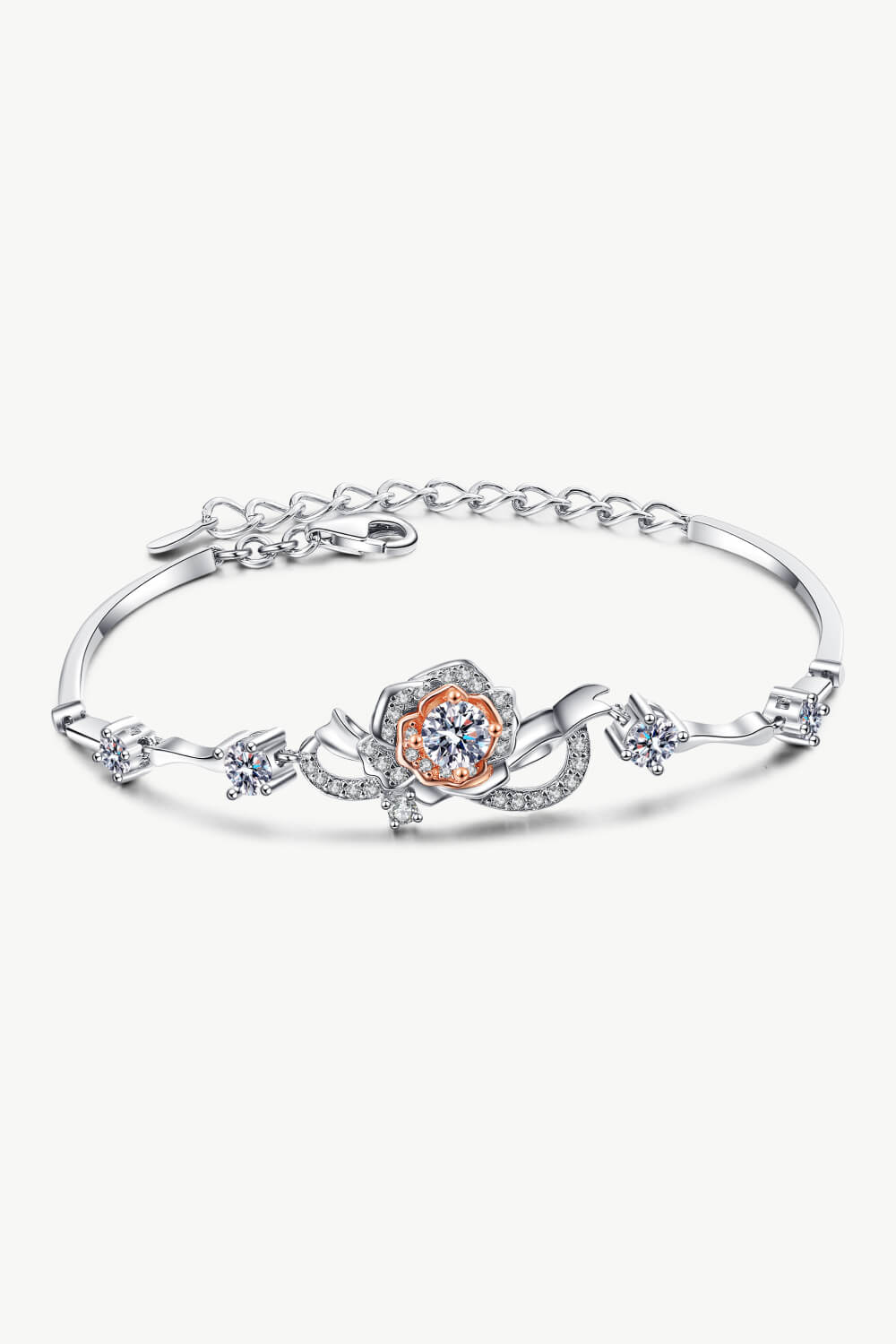 925 Sterling Silver Moissanite Bracelet - nailedmoms