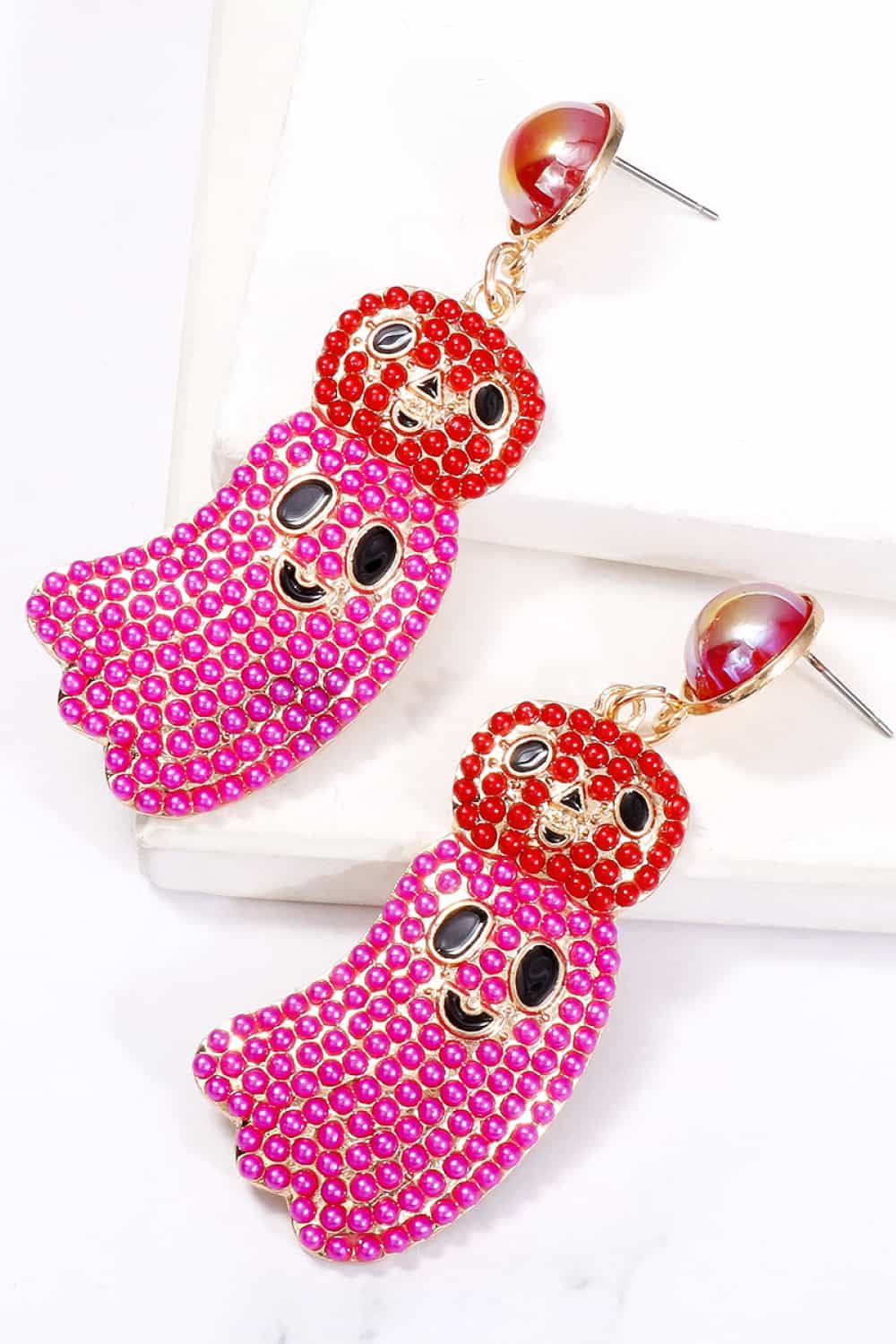 Halloween Ghost Shape Dangle Earrings - nailedmoms