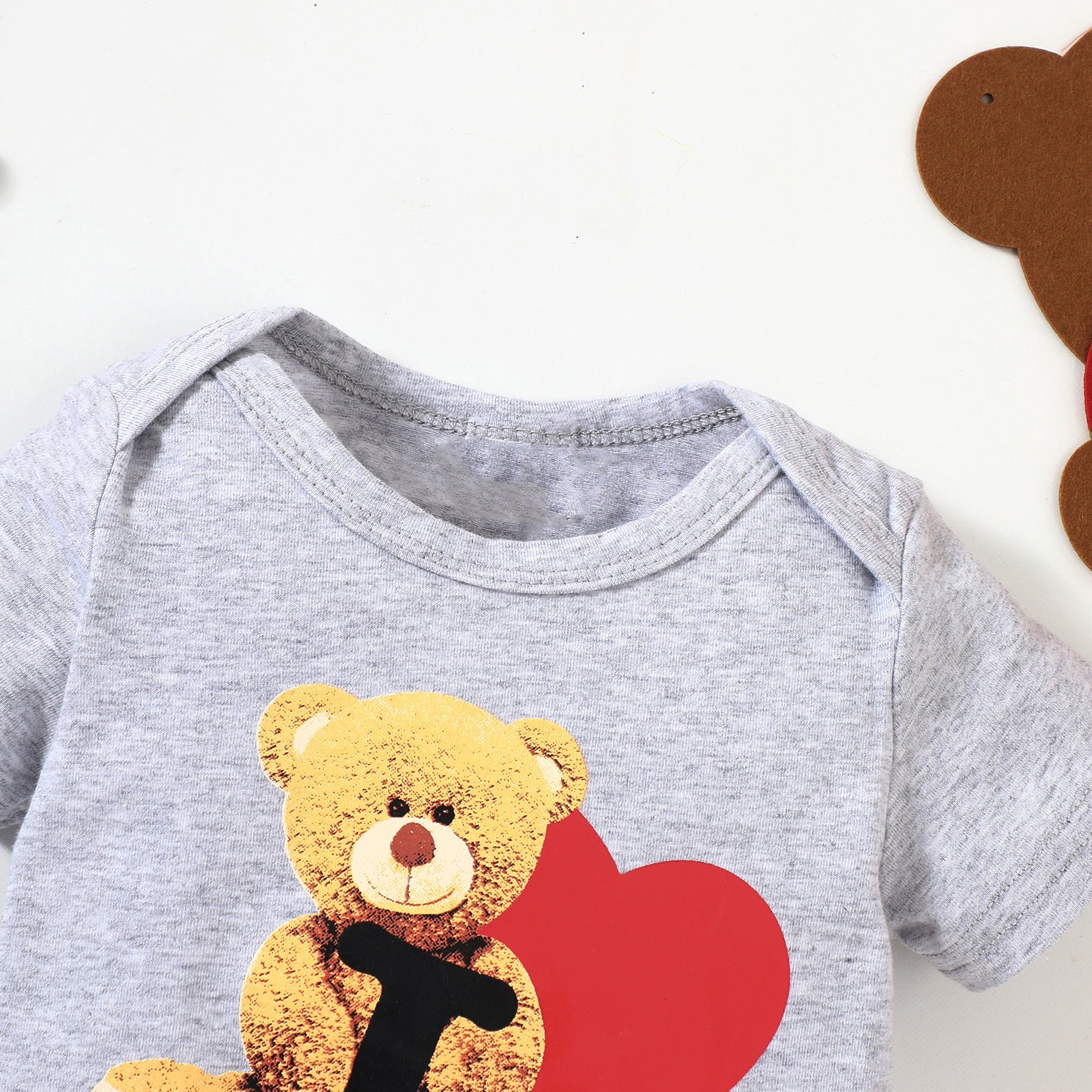 Baby Bear Graphic Short Sleeve Bodysuit - nailedmoms