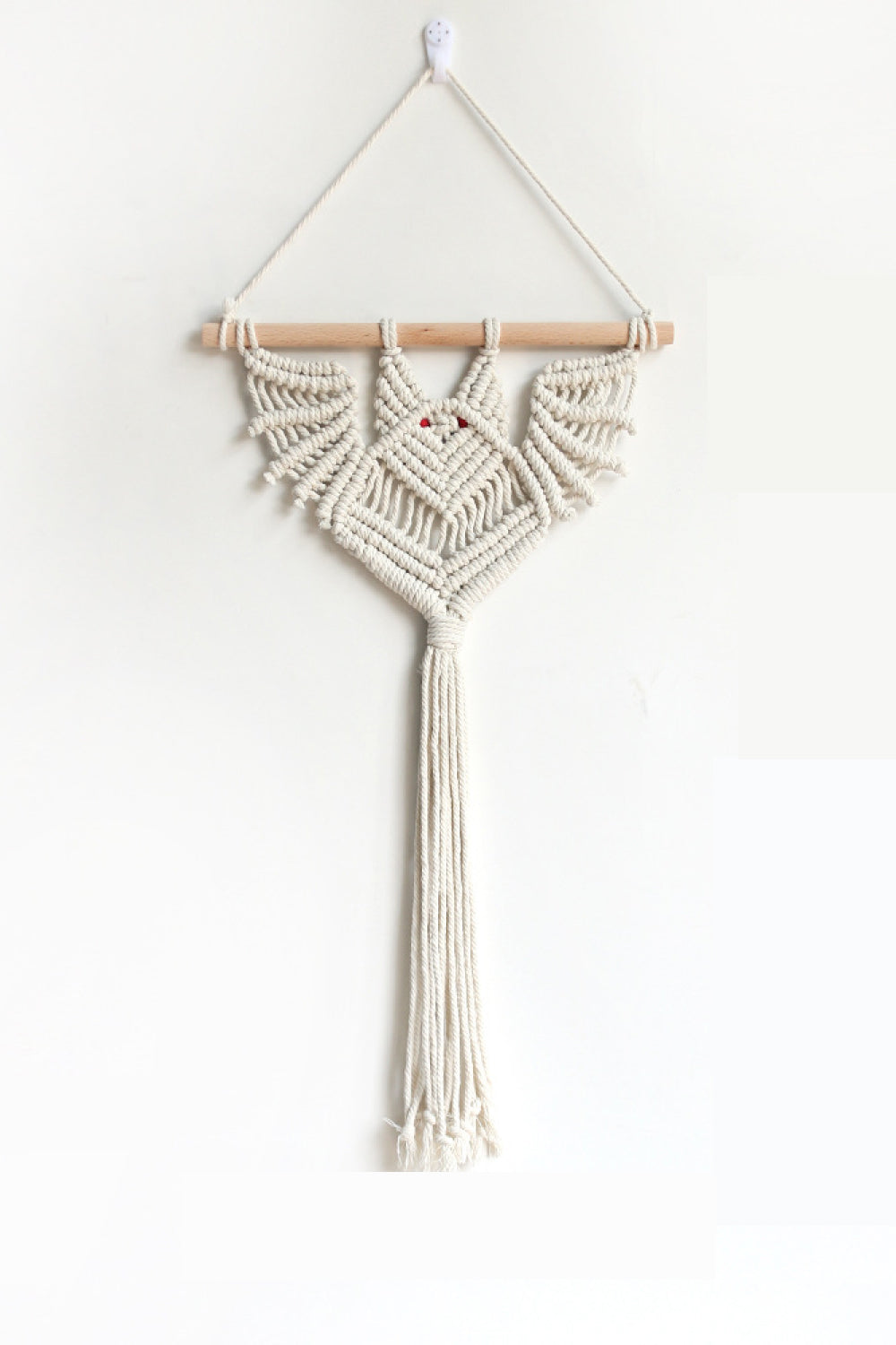 19.7" Bat Macrame Wall Plant Hanger - nailedmoms