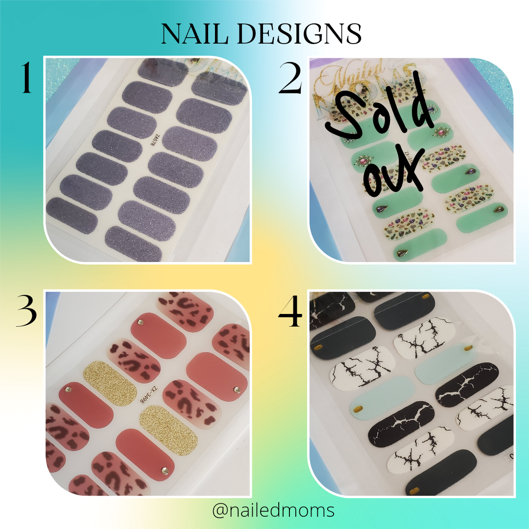 Wholesale Press On Nail Sets & 100% Gel Nail Art Wrap Stickers - nailedmoms