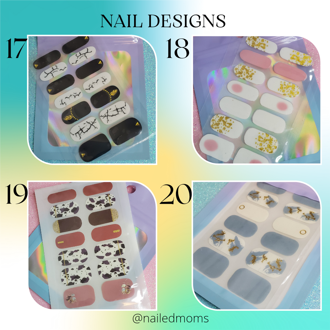 Wholesale Press On Nail Sets & 100% Gel Nail Art Wrap Stickers - nailedmoms