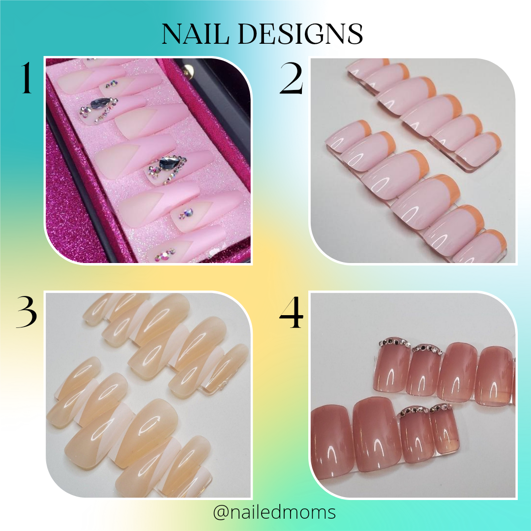 Wholesale Press On Nail Sets & 100% Gel Nail Art Wrap Stickers - nailedmoms