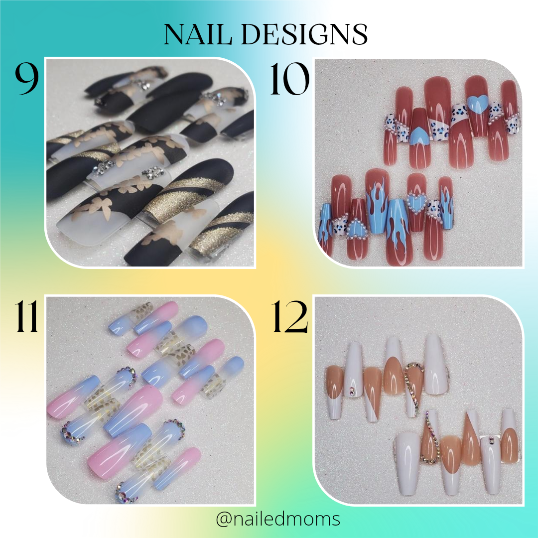 Wholesale Press On Nail Sets & 100% Gel Nail Art Wrap Stickers - nailedmoms