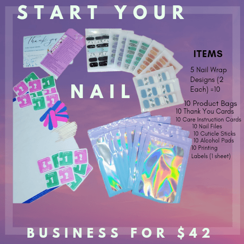 Wholesale 100% Gel Nail Polish Wraps - nailedmoms