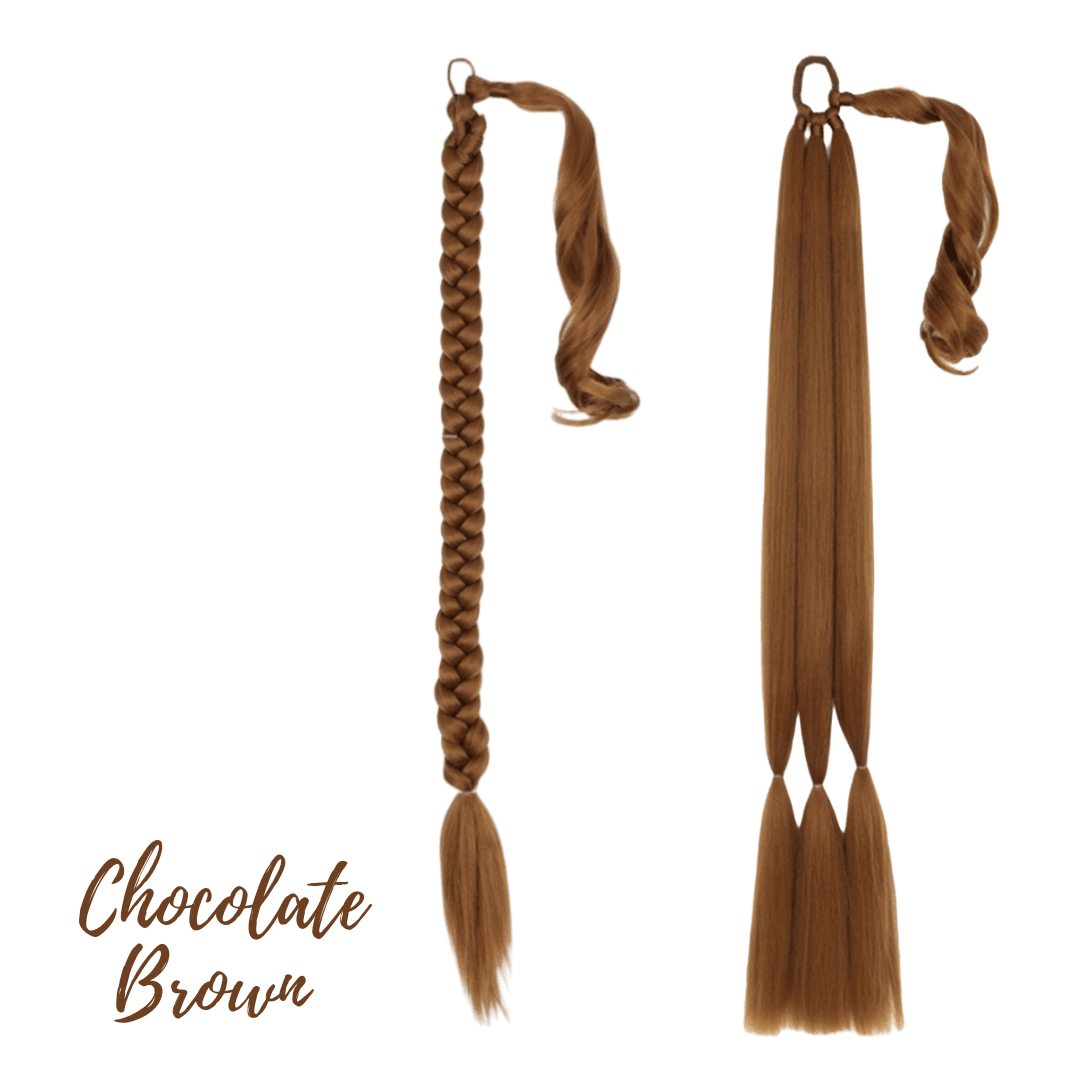 Braided Ponytail Hair Extension - nailedmoms