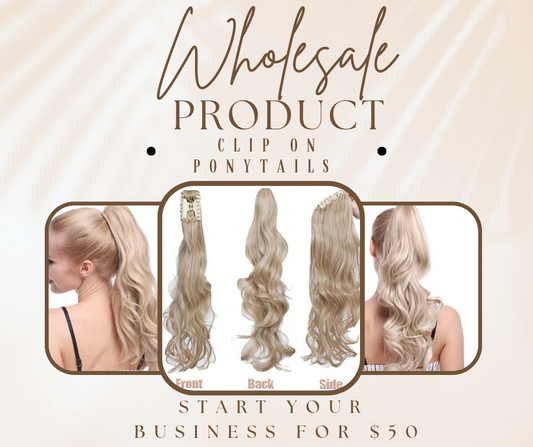 Wholesale Clip On Ponytails - nailedmoms