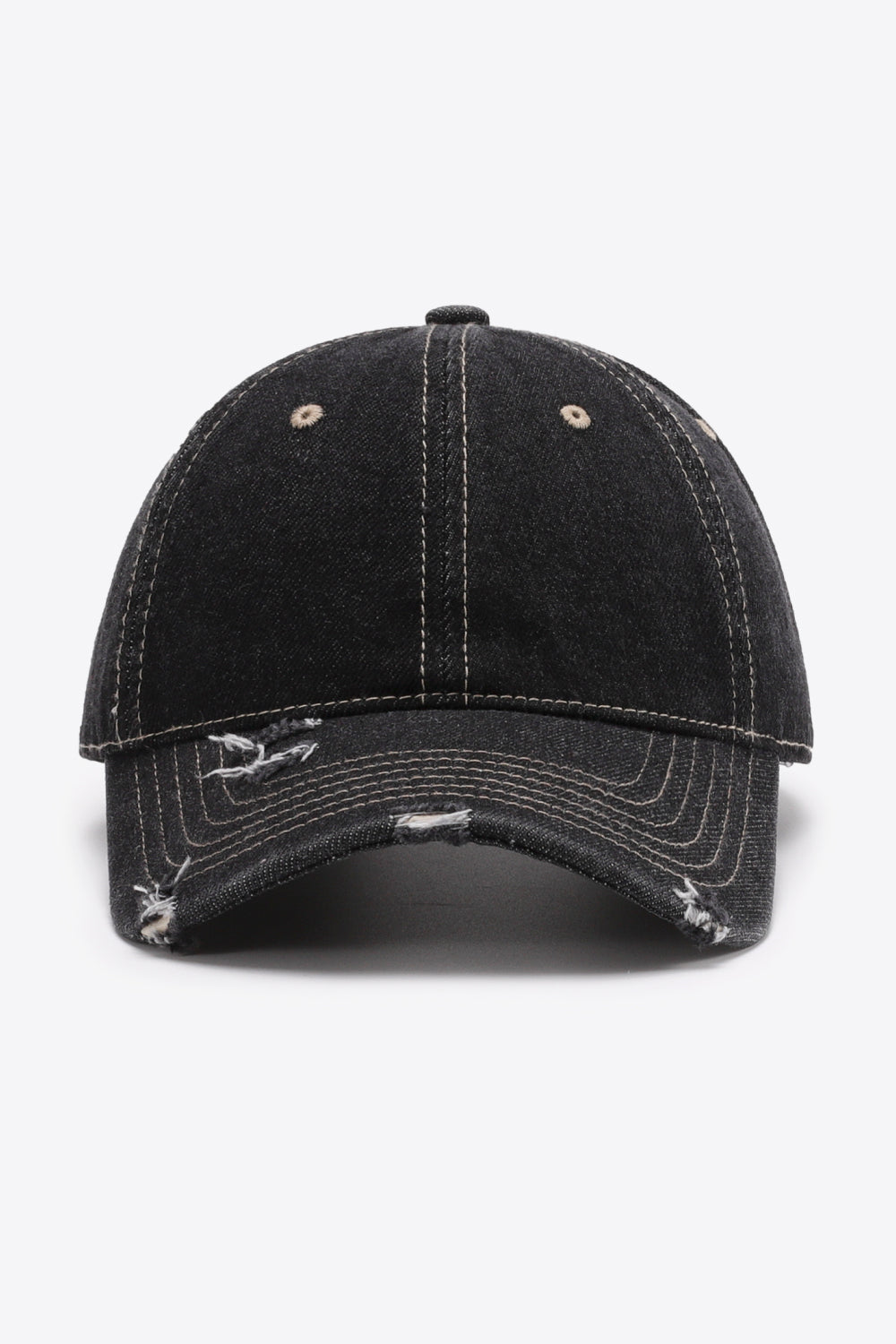 Distressed Adjustable Baseball Cap - nailedmoms