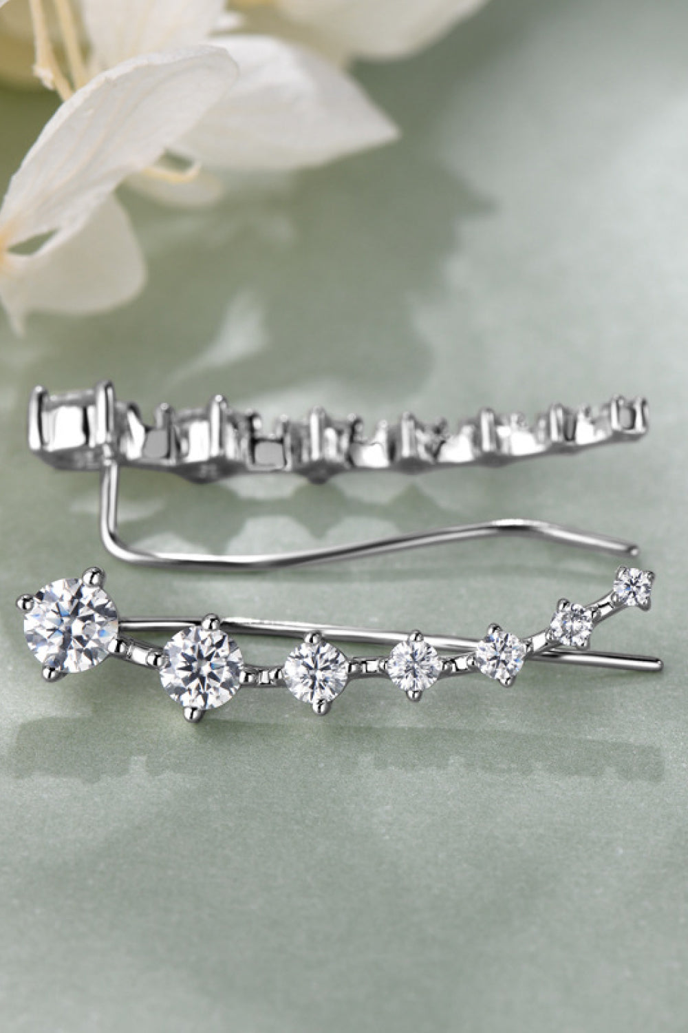 1.9 Carat Moissanite 925 Sterling Silver Earrings - nailedmoms