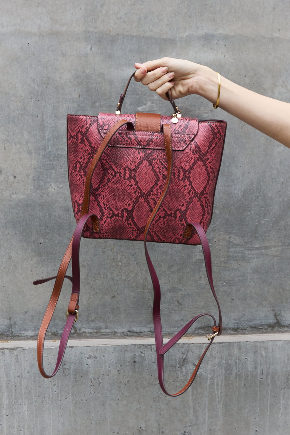 Nicole Lee USA Python 3-Piece Bag Set - nailedmoms