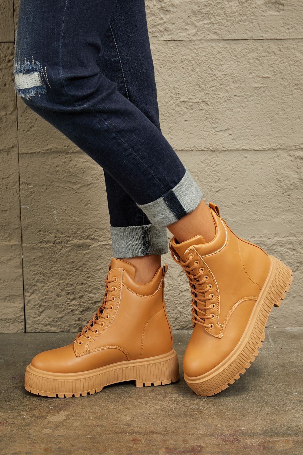 East Lion Corp Platform Combat Boots - nailedmoms