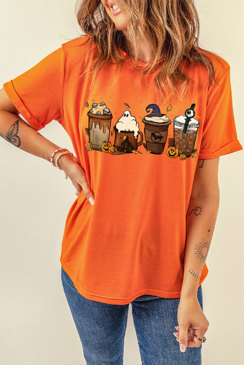 Graphic Round Neck T-Shirt - nailedmoms