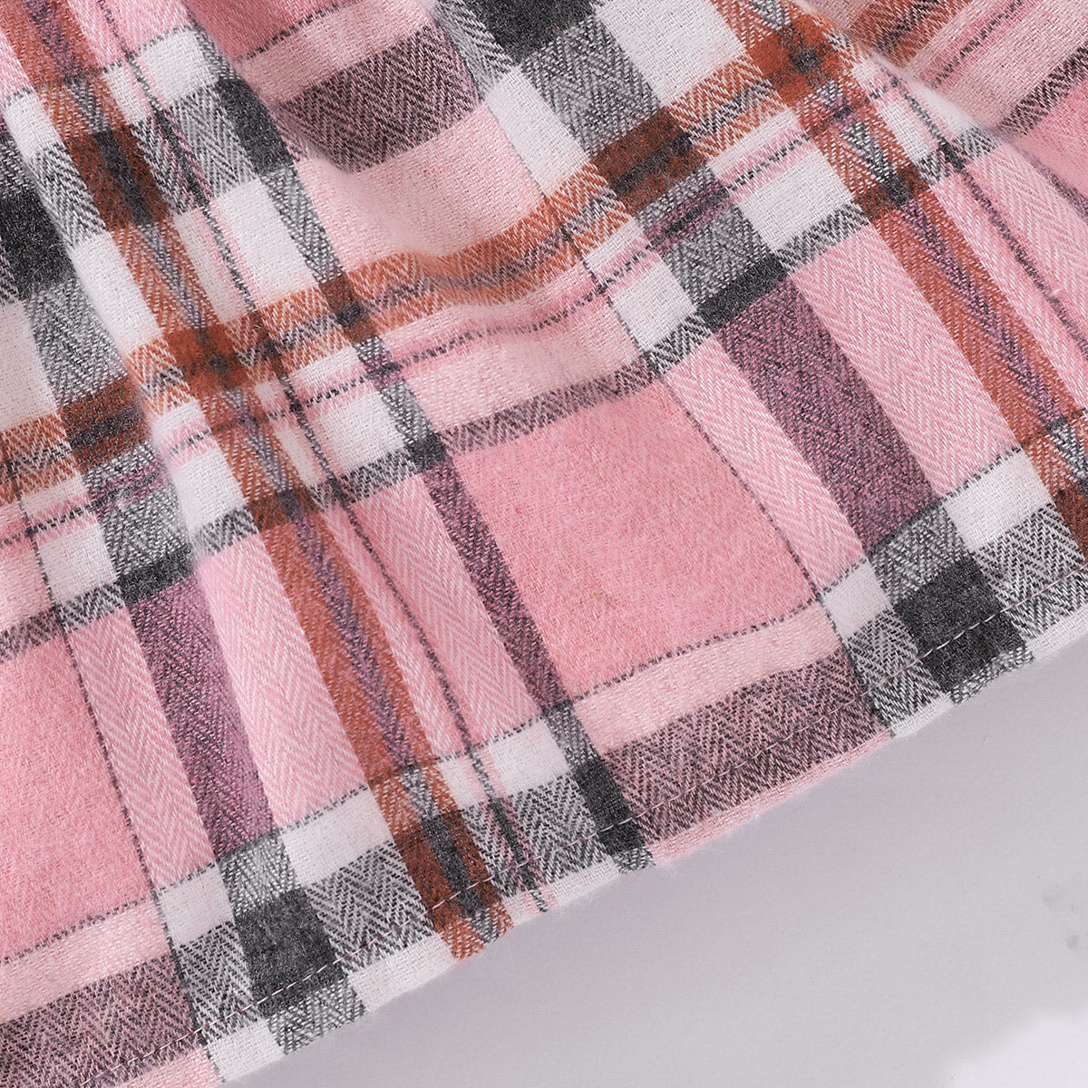 Baby Girl Plaid Collared Bow Detail Dress - nailedmoms