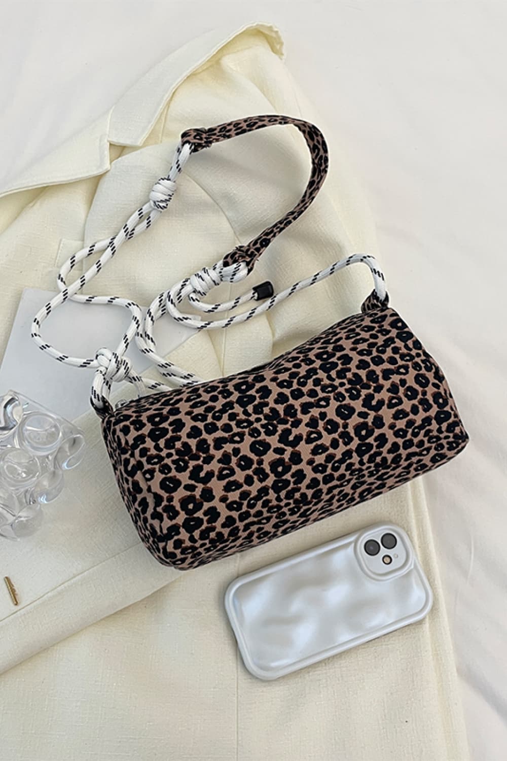 Animal Print Nylon Handbag - nailedmoms