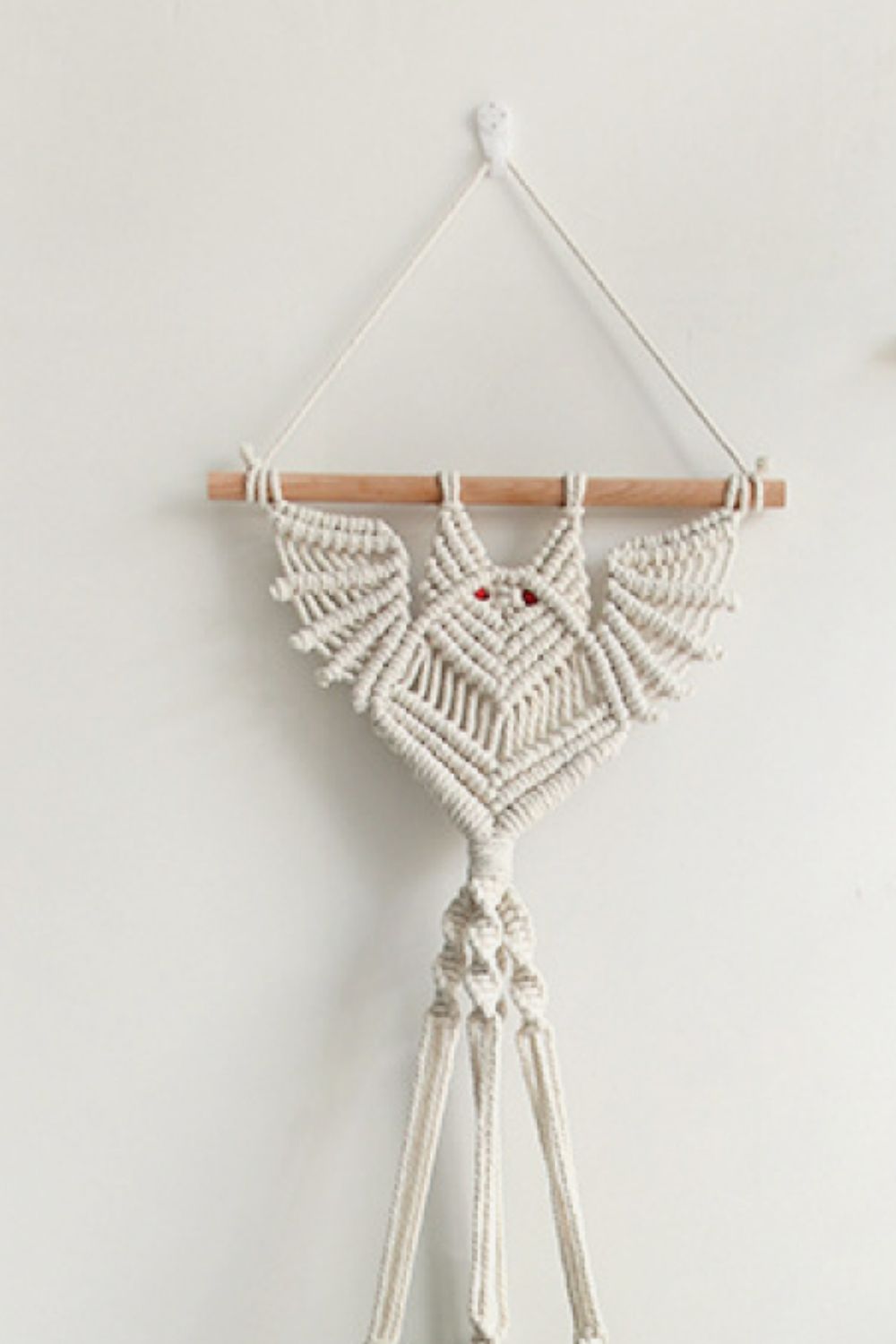 39.4" Bat Macrame Wall Plant Hanger - nailedmoms