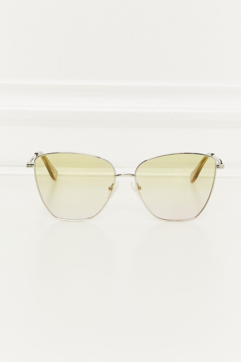 Metal Frame Full Rim Sunglasses - nailedmoms