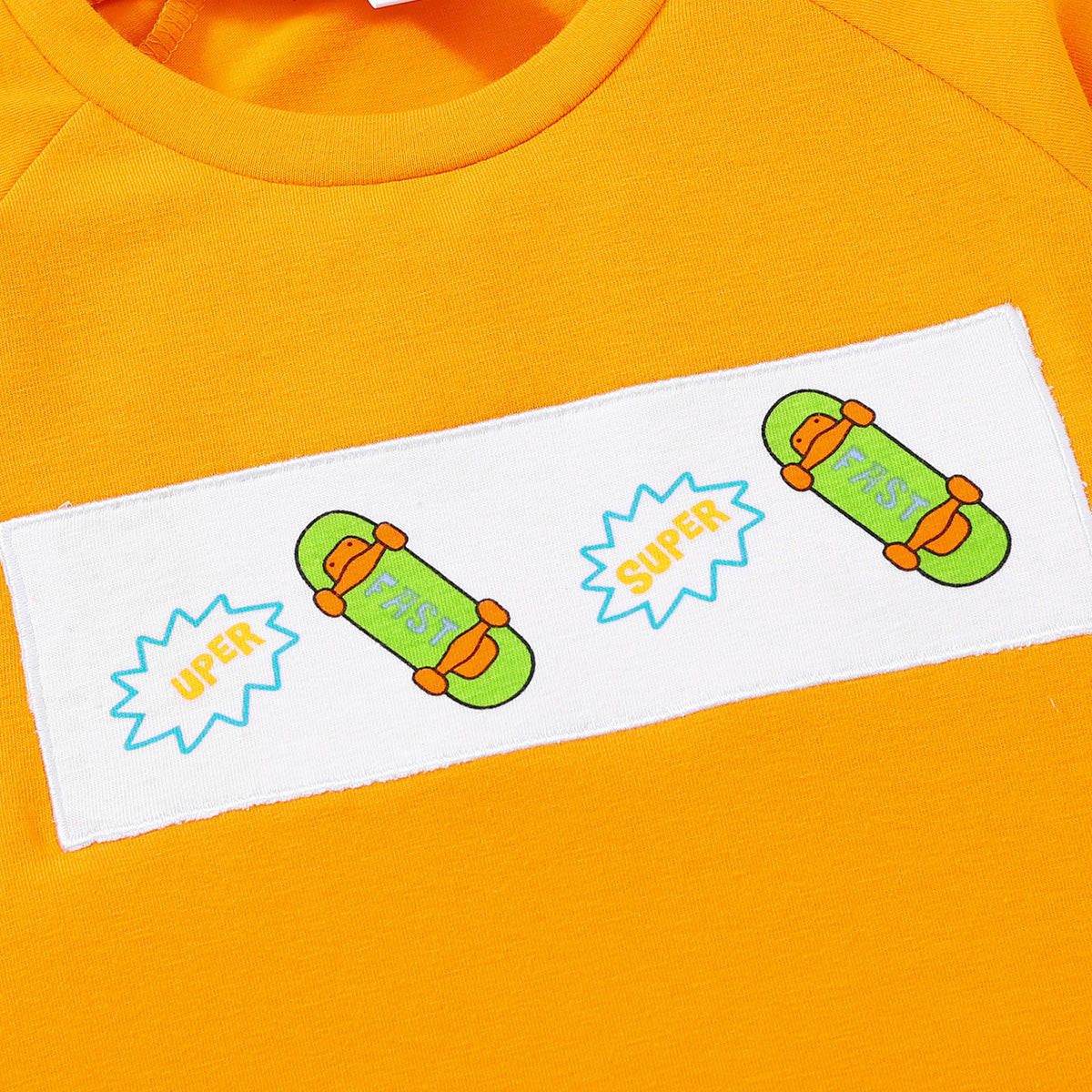 Kids Graphic Raglan Sleeve Tee and Shorts Set - nailedmoms