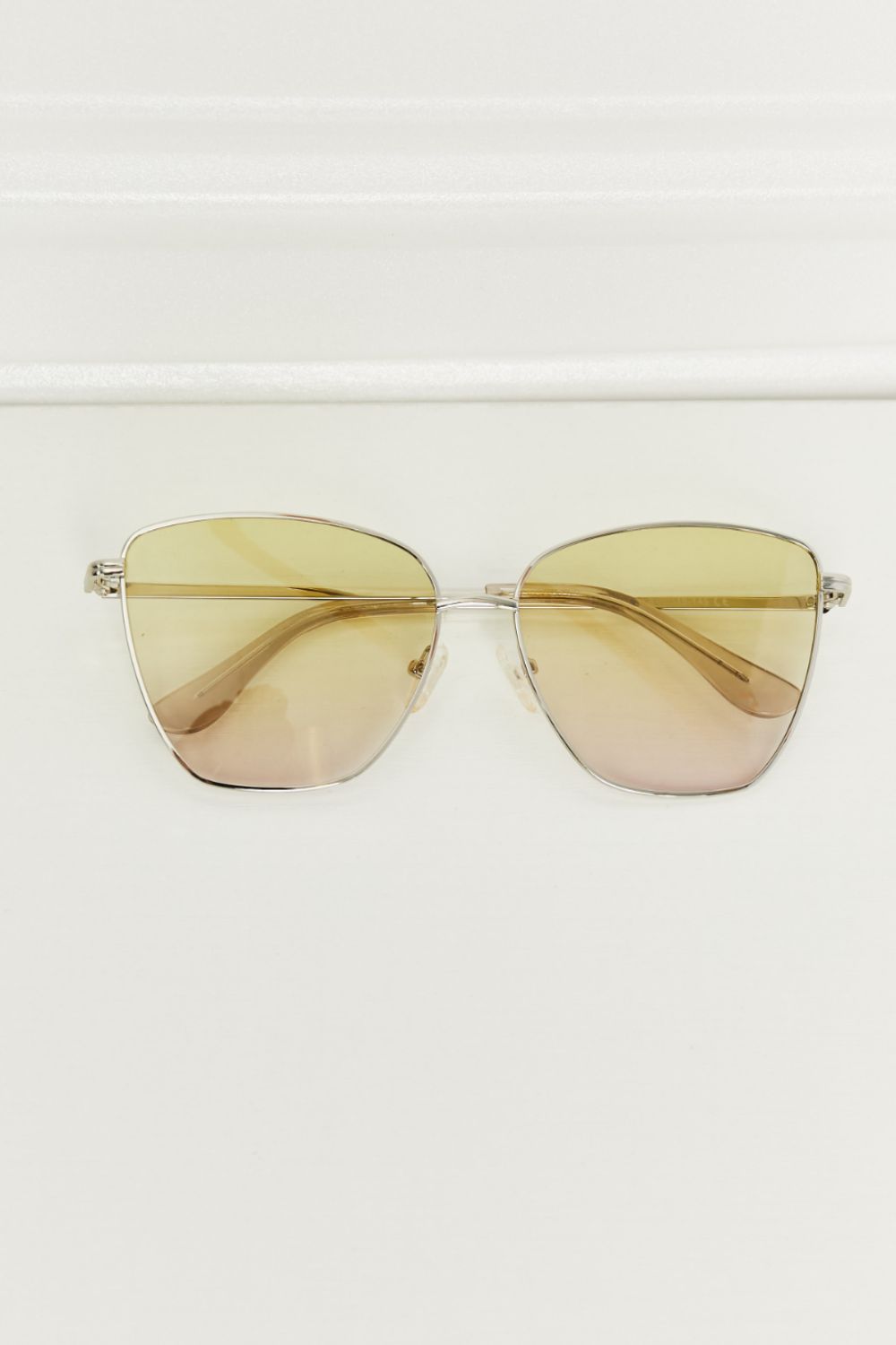 Metal Frame Full Rim Sunglasses - nailedmoms