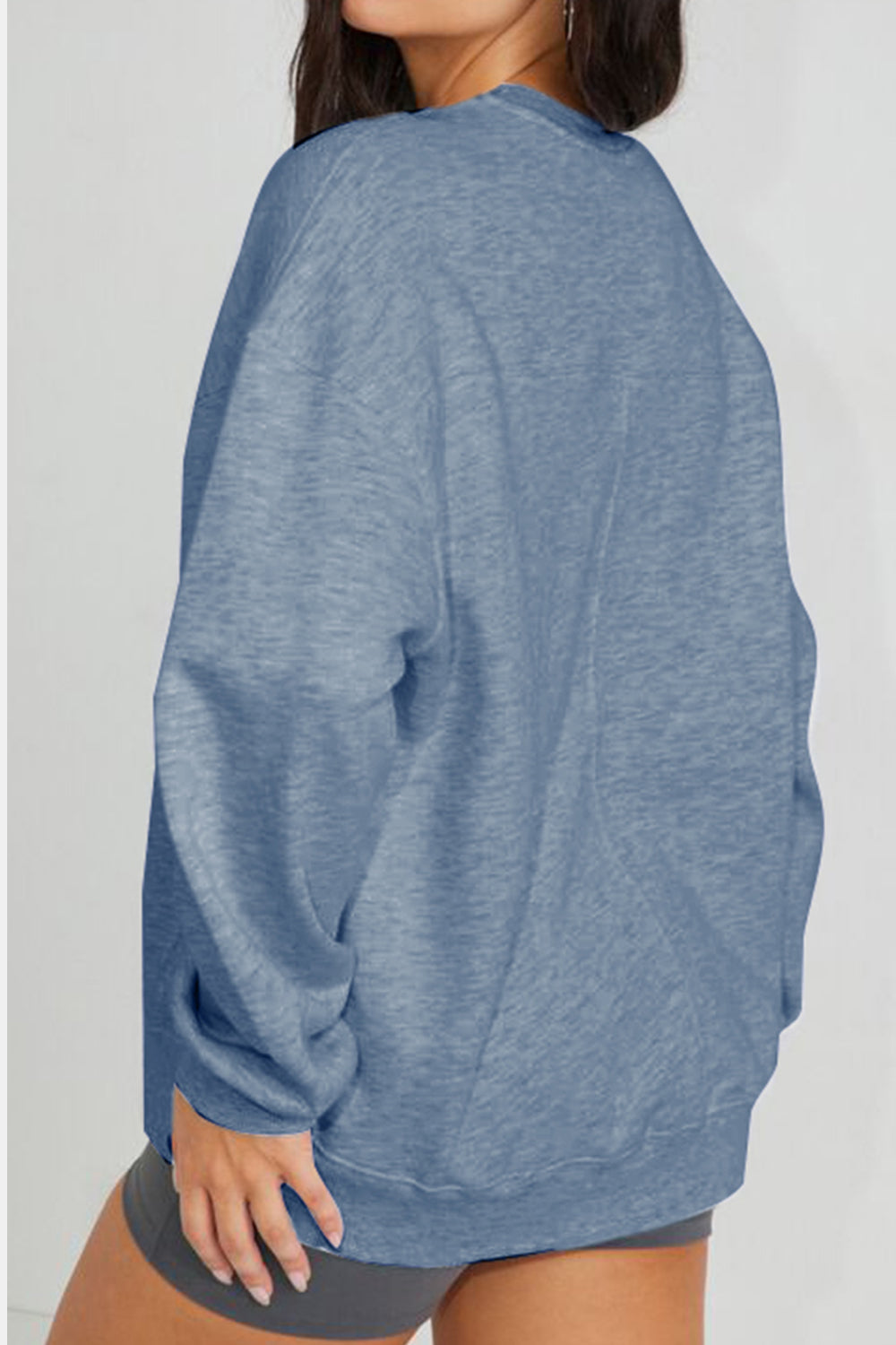 Simply Love Simply Love Full Size HAPPY MIND HAPPY LIFE SKULL Graphic Sweatshirt - nailedmoms