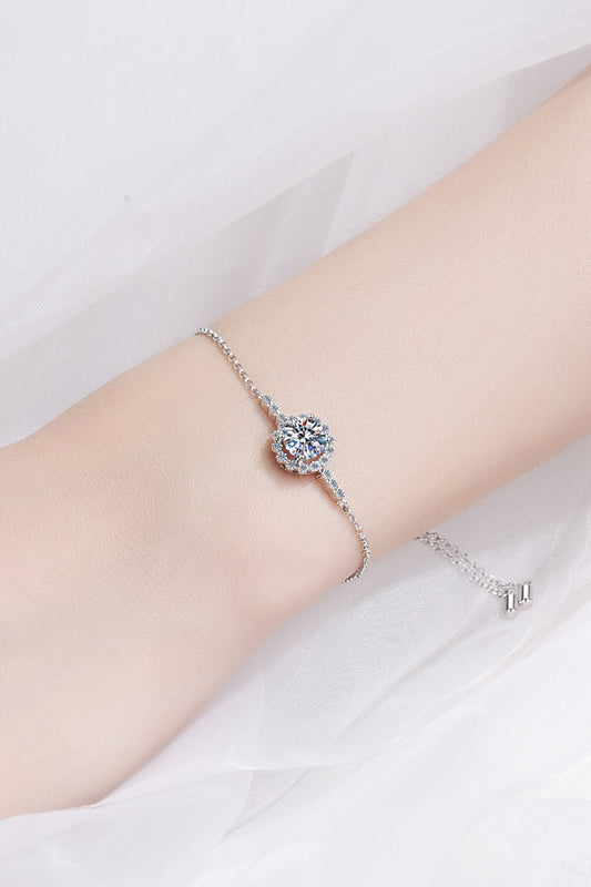 1 Carat Moissanite Chain Bracelet - nailedmoms