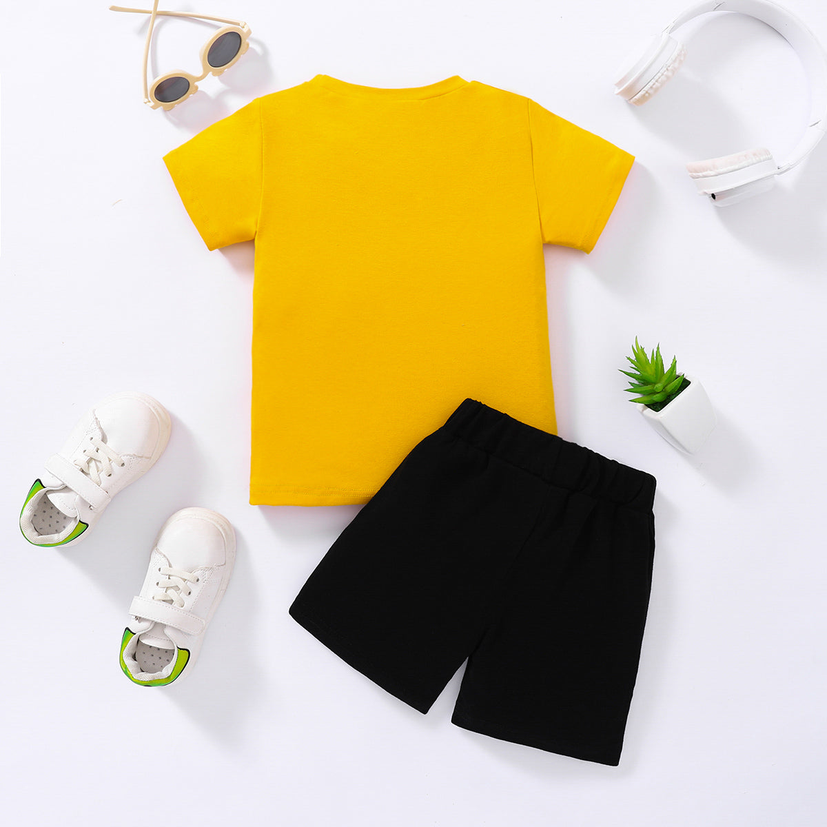 Kids IT WAS PAPA'S IDEA Graphic Tee and Shorts Set - nailedmoms