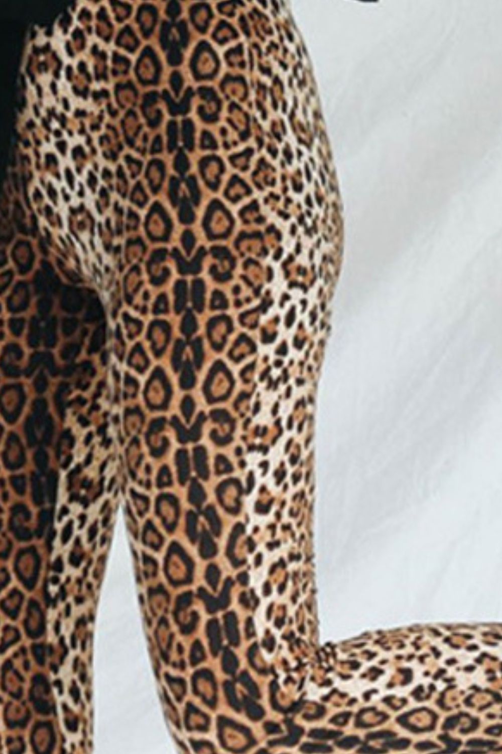 Leopard Print Flare Leg Pants - nailedmoms