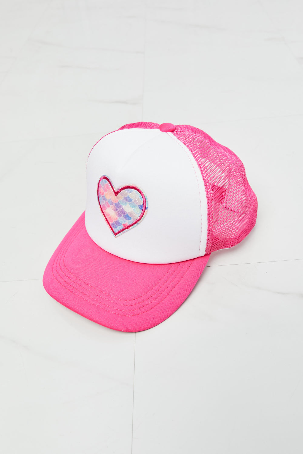 Fame Falling For You Trucker Hat in Pink - nailedmoms