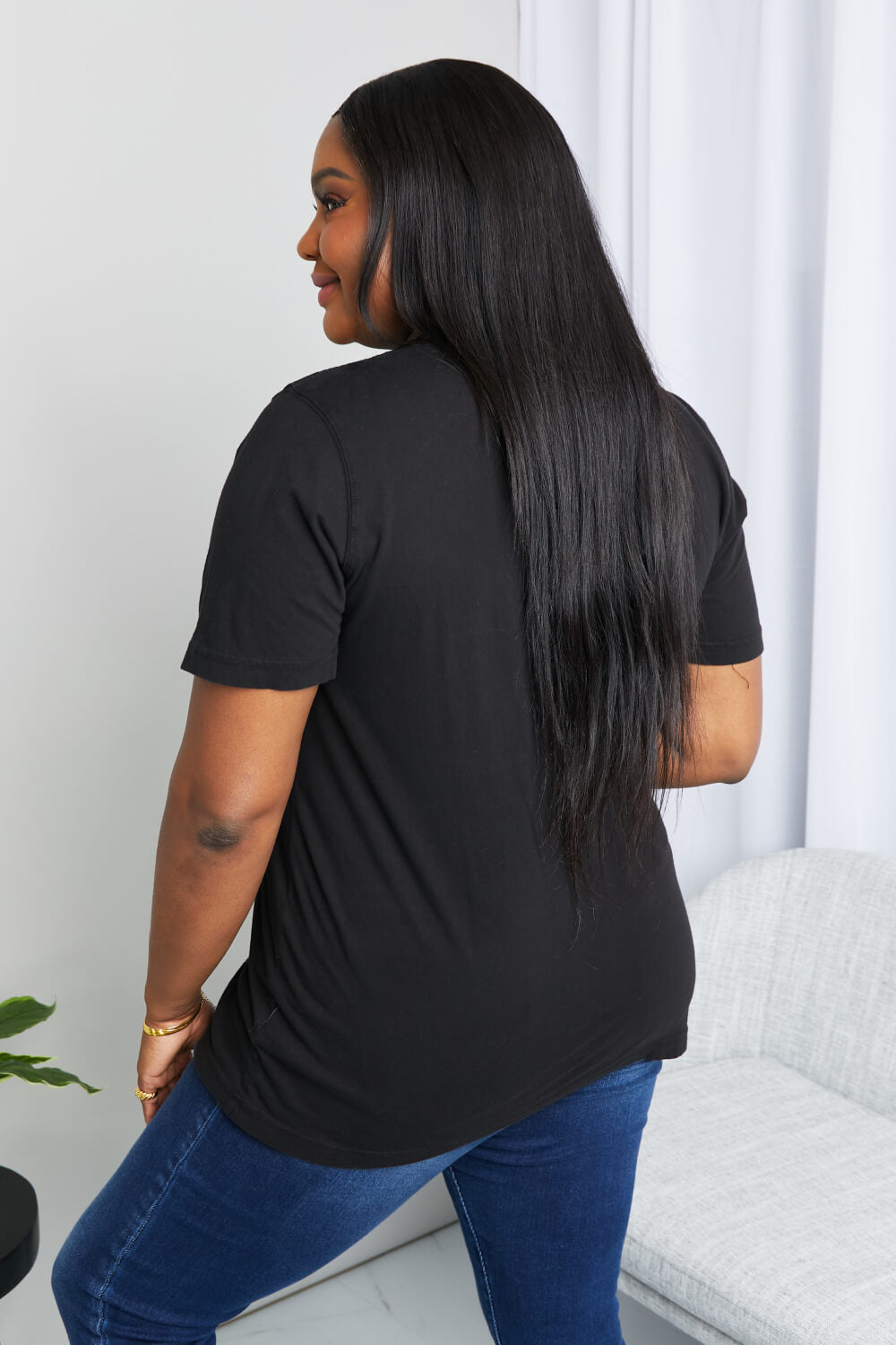 mineB Full Size Graphic Tunic T-Shirt - nailedmoms