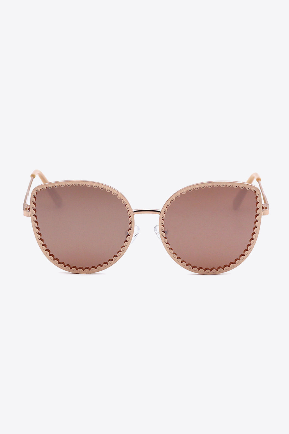 Full Rim Metal Frame Sunglasses - nailedmoms